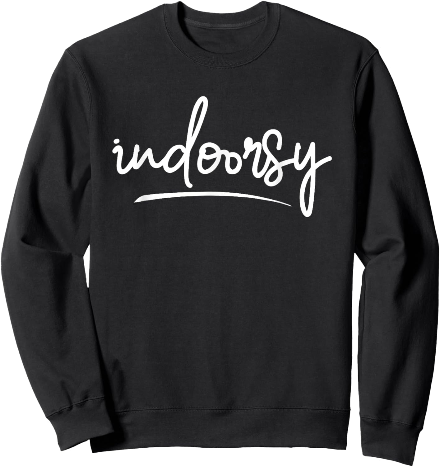 Indoorsy Home Introvert Life Sweatshirt - Sweatshirt | Black