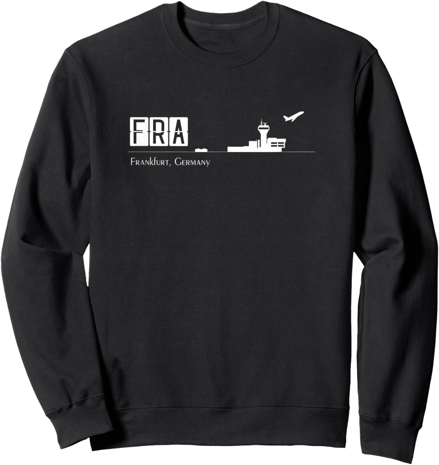 FRA Airport Code for Frankfurt Germany Sweatshirt - Sweatshirt | Black