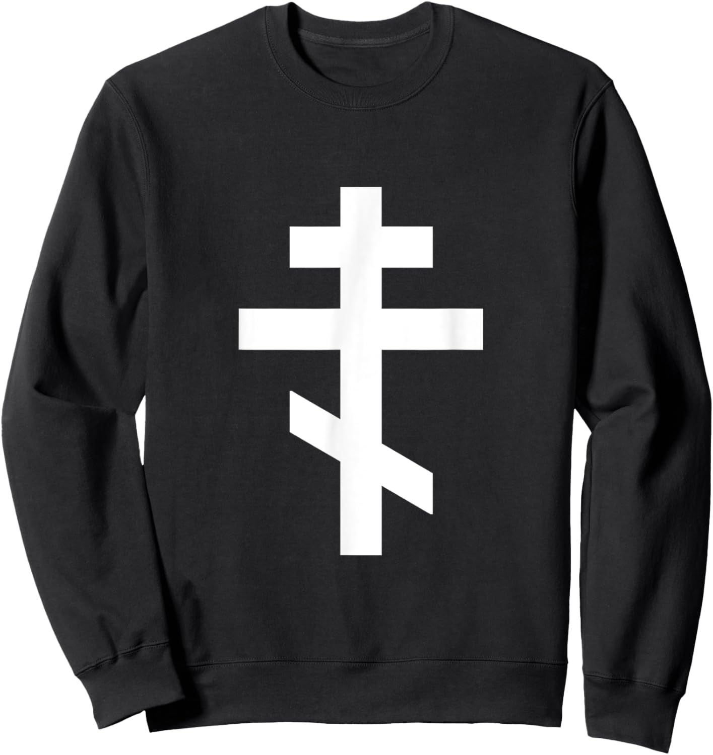 Serbian Russian Orthodox Cross IC XC NIKA Gift Sweatshirt - Sweatshirt | Black