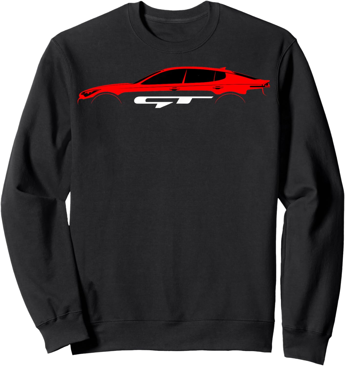 Stinger GT KDM Red Silhouette Sweatshirt - Sweatshirt | Black