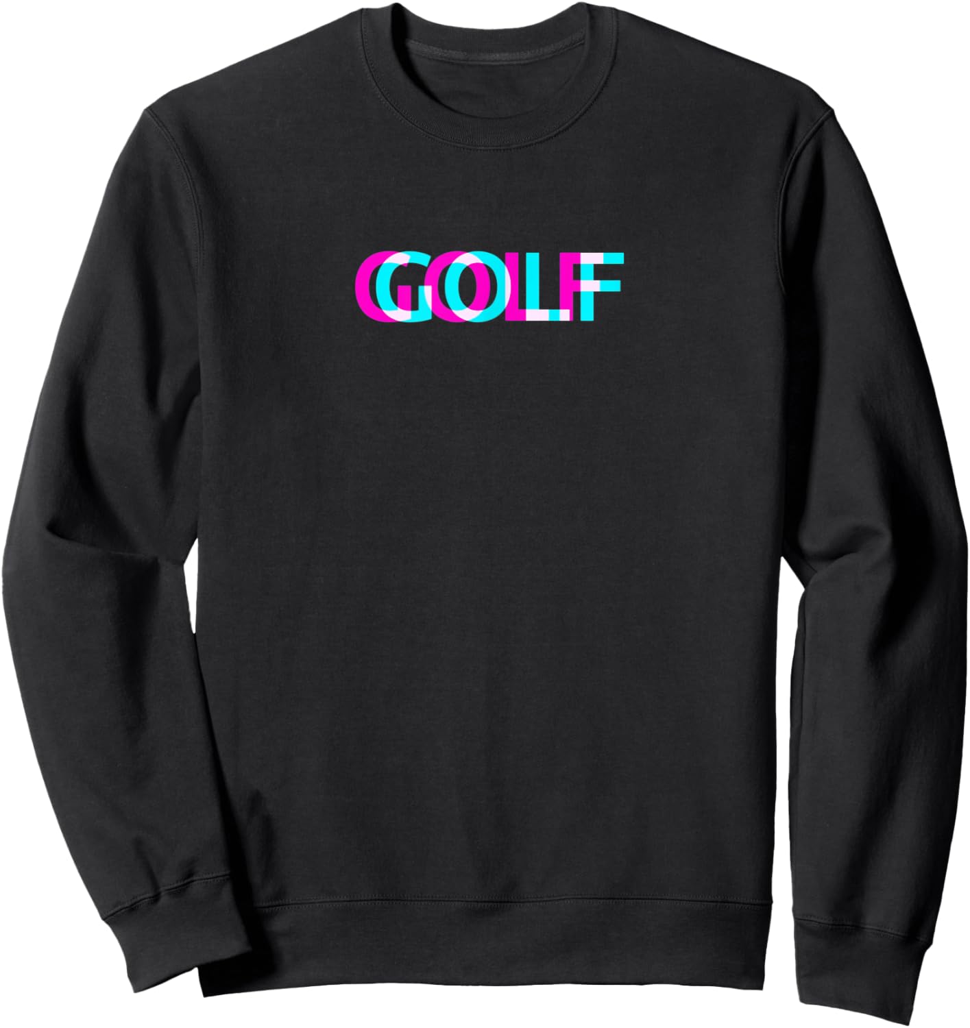 Golf Sports Team Varsity Jersey Sport Lover Sweatshirt - Sweatshirt | Black