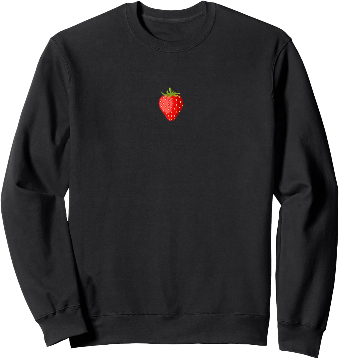 Strawberry Girl Aesthetic Soft Grunge Clothing Sweatshirt - Sweatshirt | Black