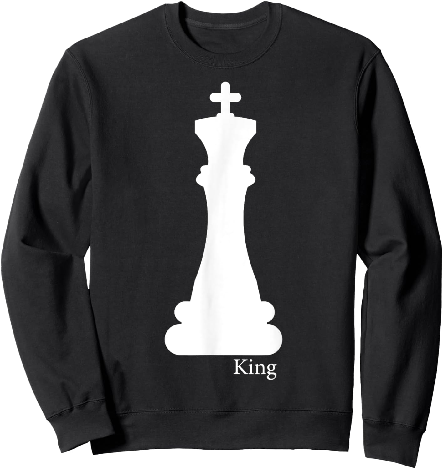 Halloween Costume Chess Piece King Kids Club Men Women Sweatshirt - Sweatshirt | Black