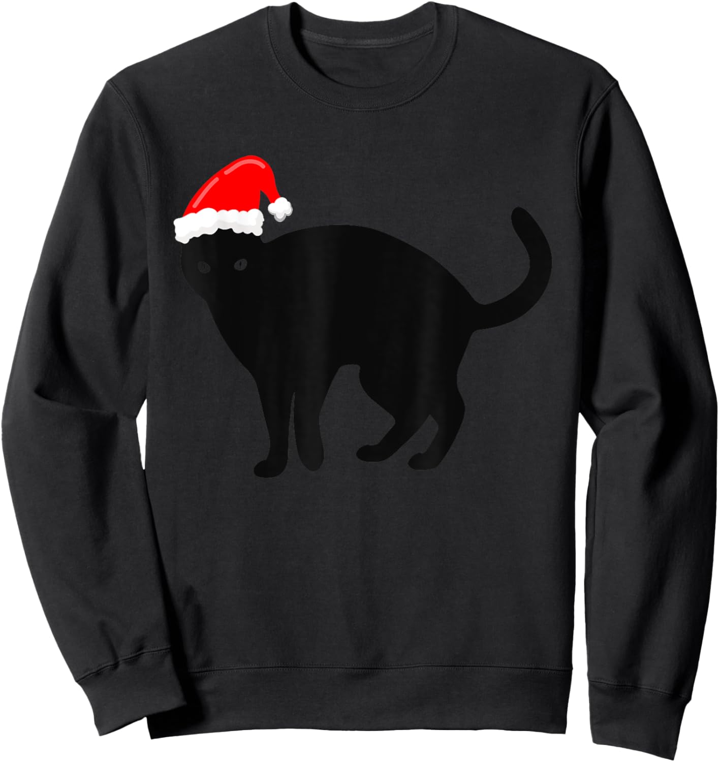 Cat Christmas for Cat Lover Sweatshirt - Sweatshirt | Black