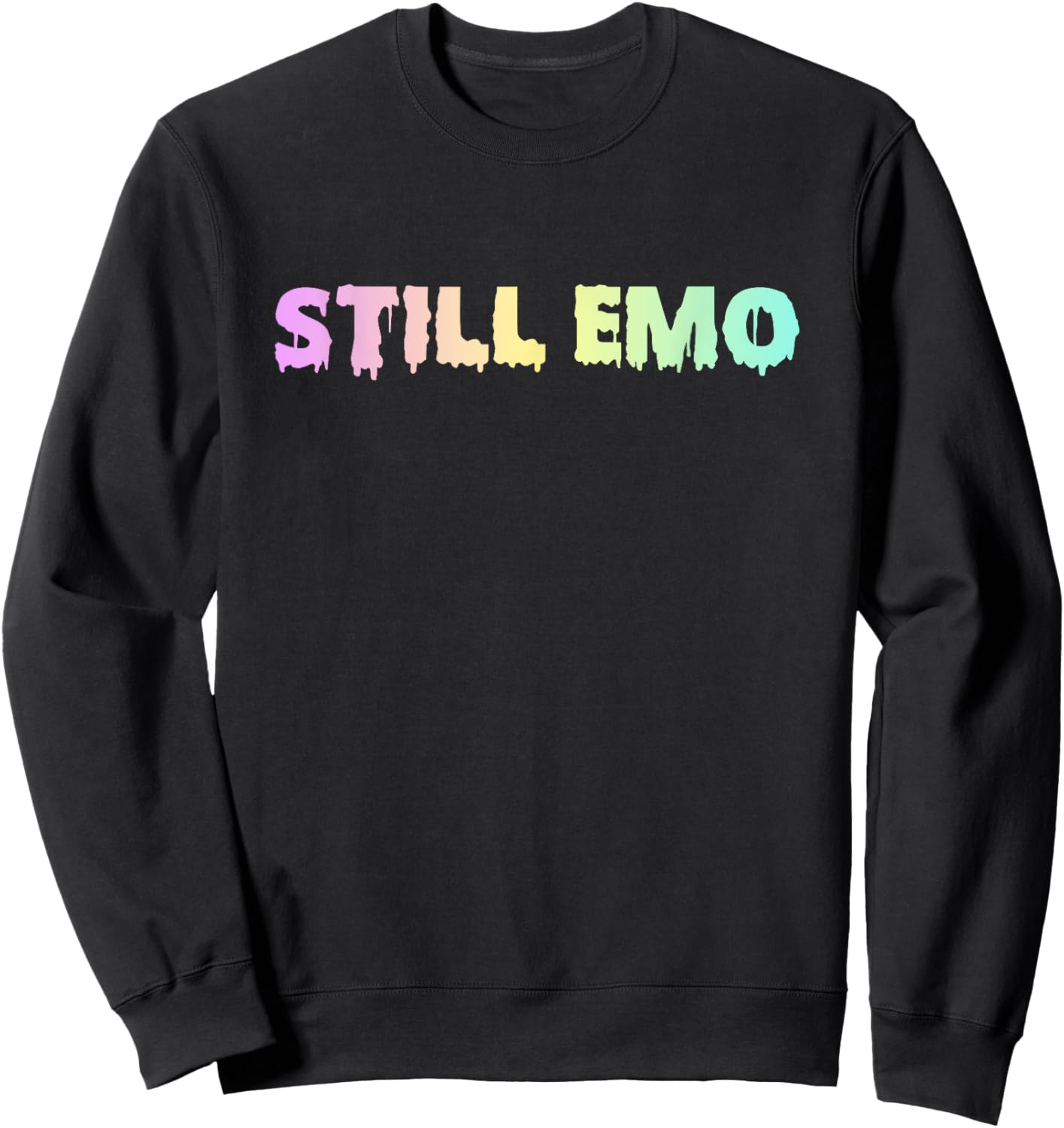 Pastel Goth Still Emo Sweatshirt - Sweatshirt | Black