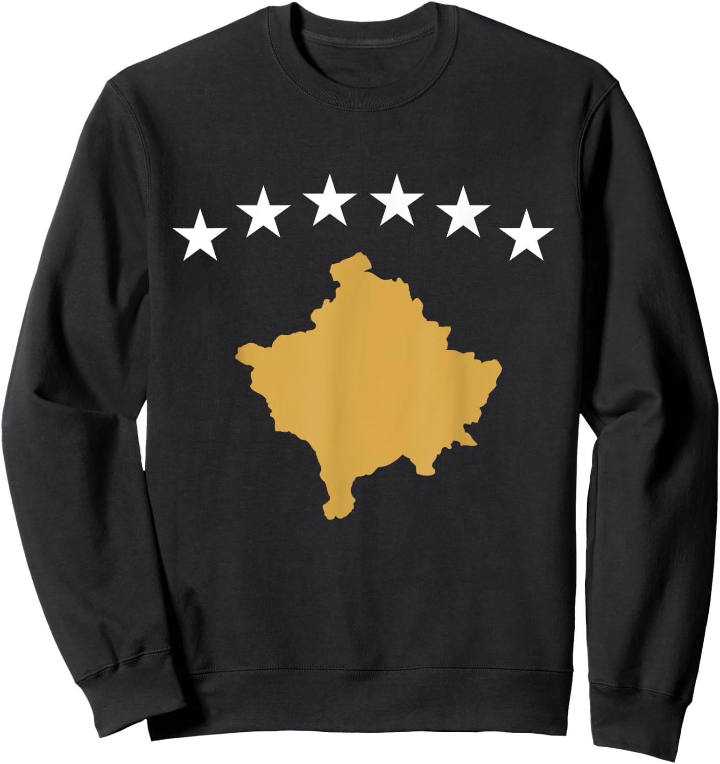 Kosovo Kosovan Flag Kosovar Pride Balkans Yugoslavia Sweatshirt - Sweatshirt | Black