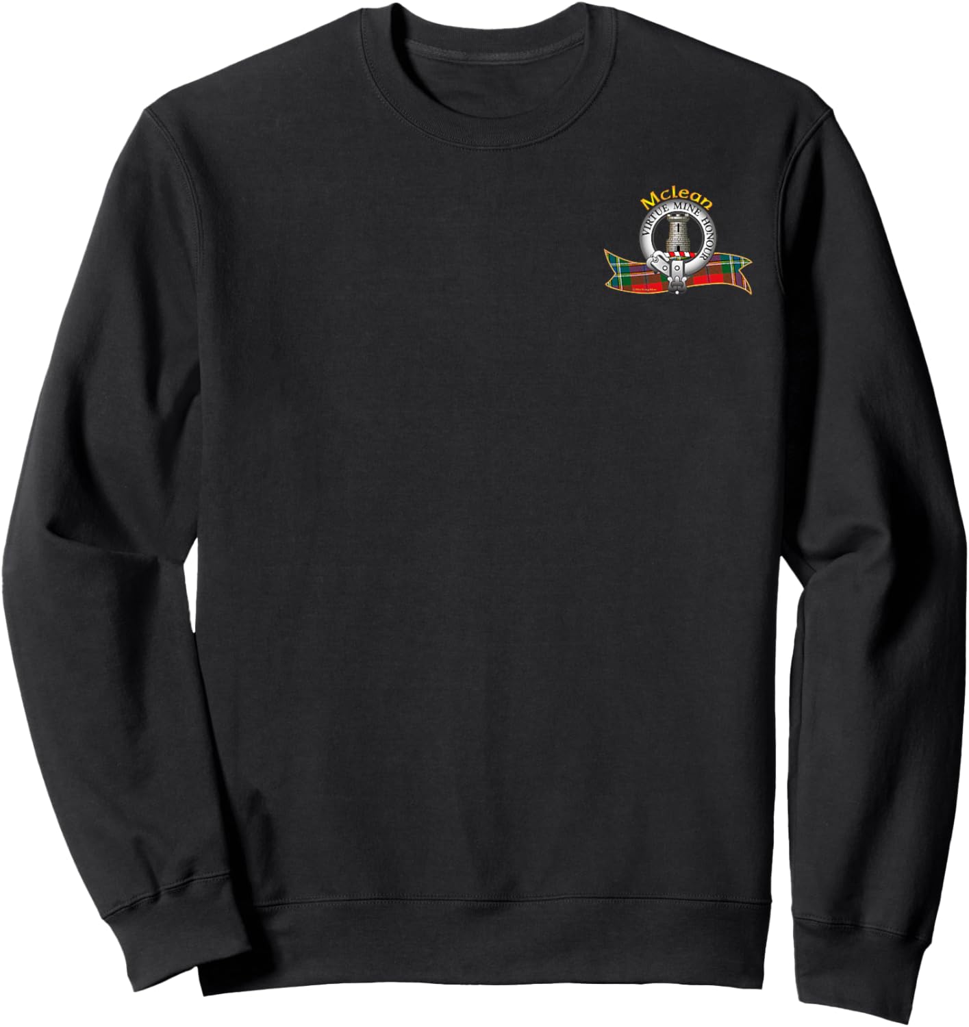 Mclean Clan Sweatshirt - Sweatshirt | Black
