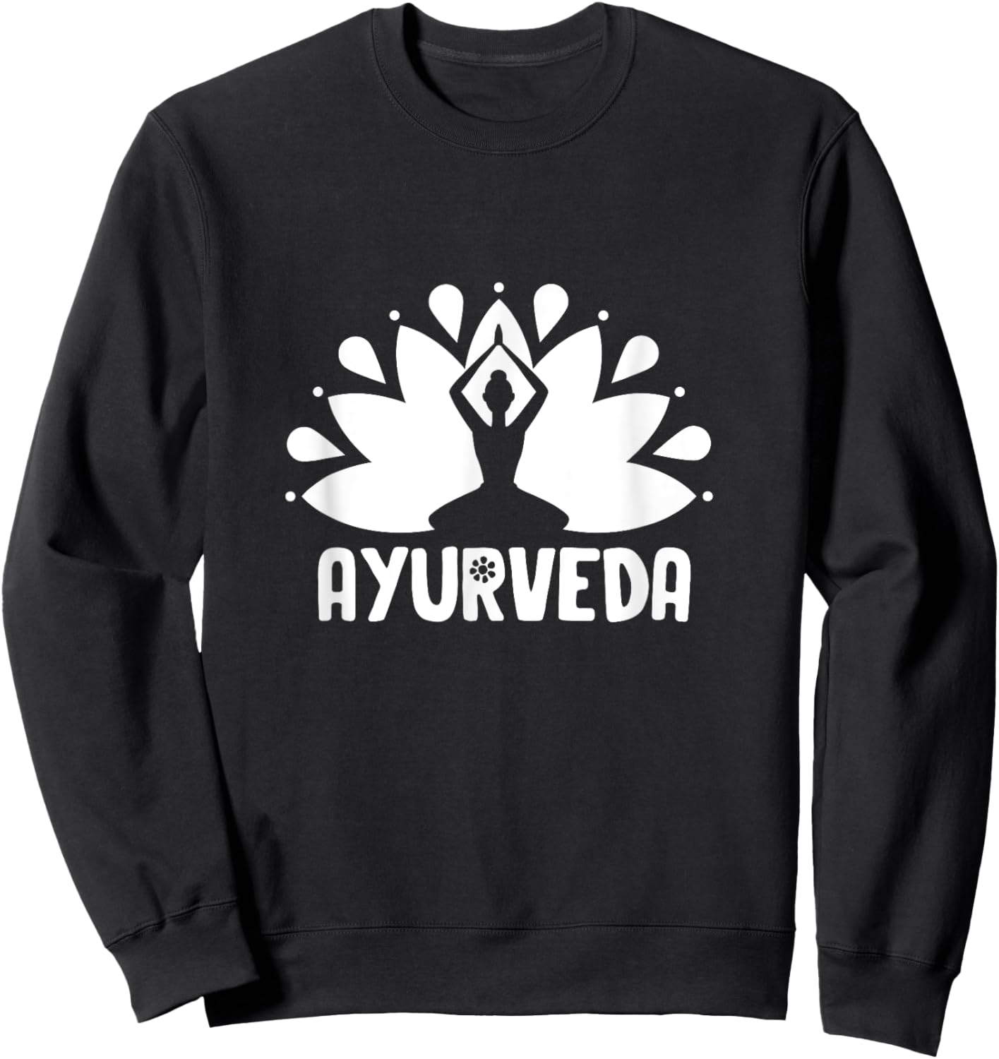 Ayurveda Sweatshirt - Sweatshirt | Black