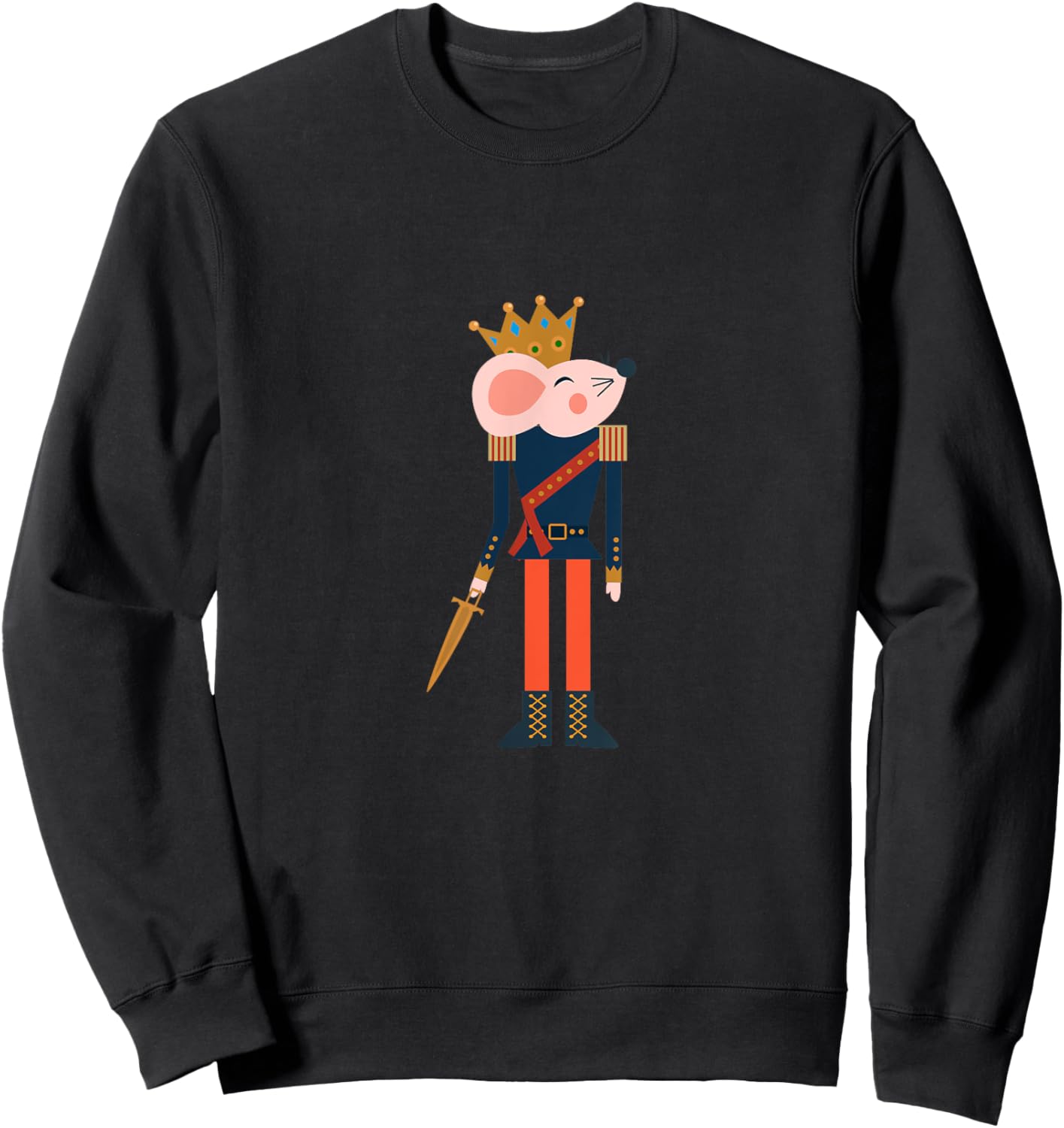 #2 - 5 Matching Family - King Rat Princess Nutcracker Ballet Sweatshirt - Sweatshirt | Black