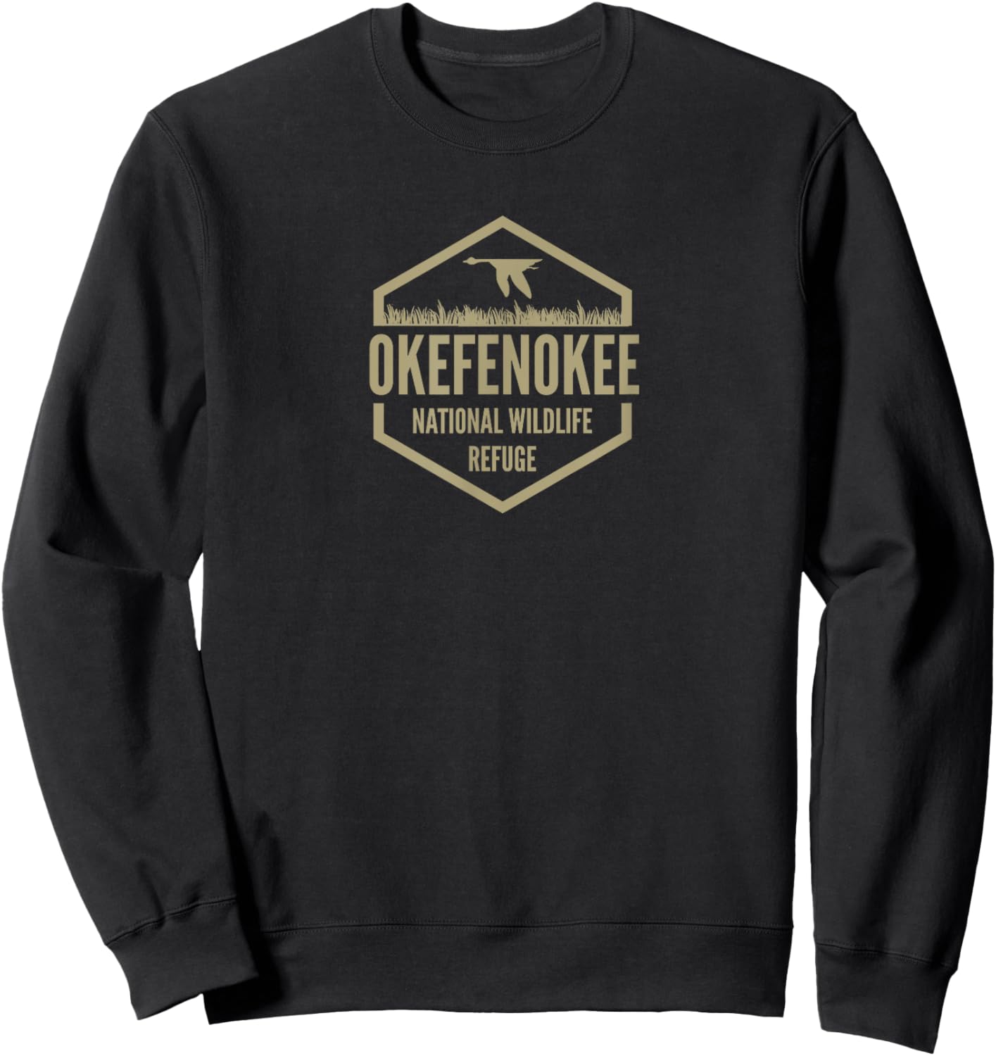 Okefenokee Wildlife Refuge Sweatshirt - Sweatshirt | Black