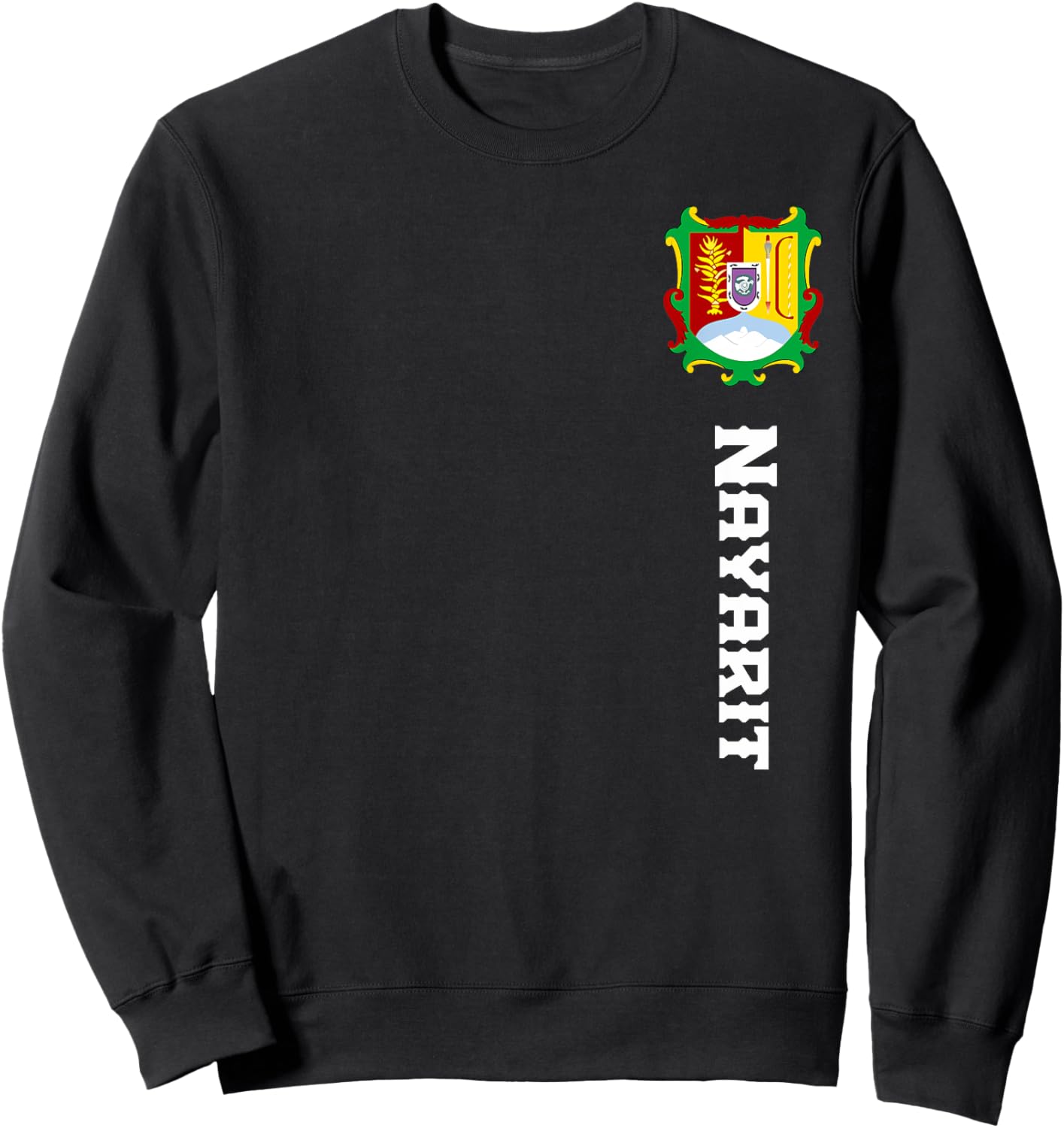Nayarit Mexico Camisa Sweatshirt - Sweatshirt | Black