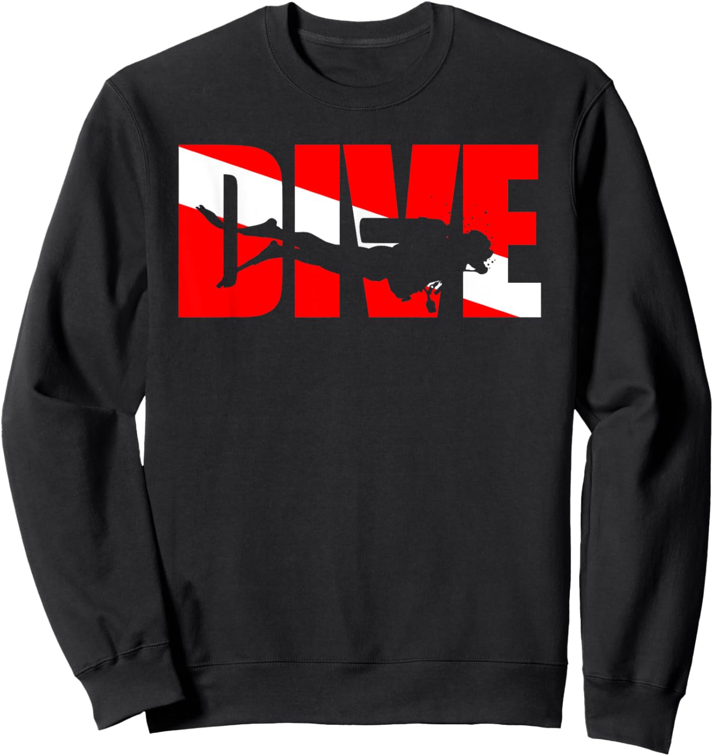 Dive Scuba Diving Dive Sweatshirt - Sweatshirt | Black