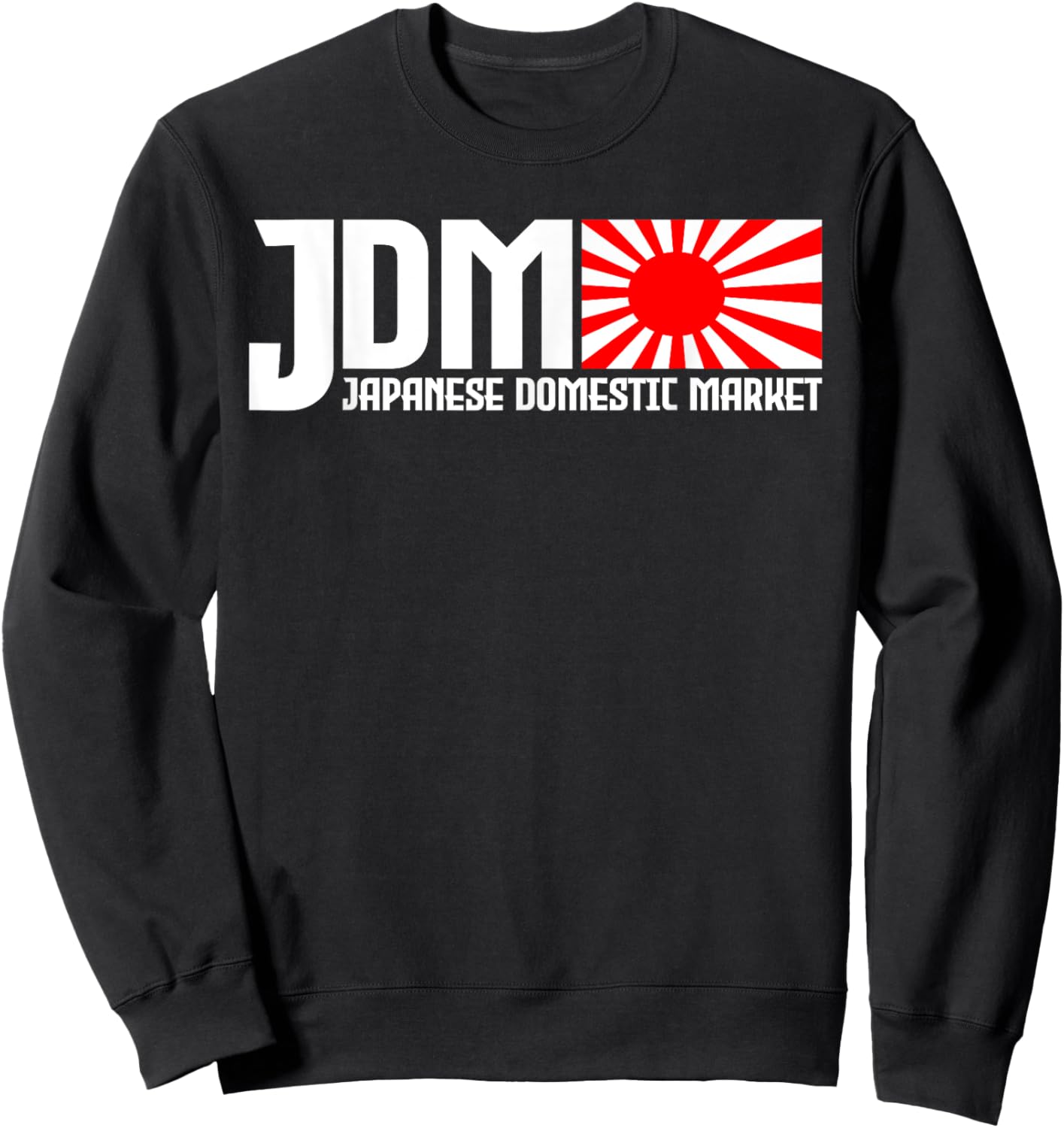 JDM Motorsport Car Tuning Automotive Sweatshirt - Sweatshirt | Black