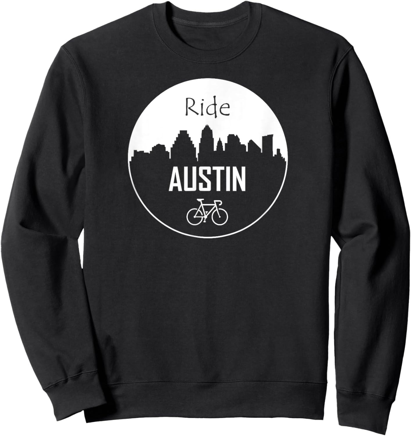 Ride Austin Cycling Sweatshirt - Sweatshirt | Black