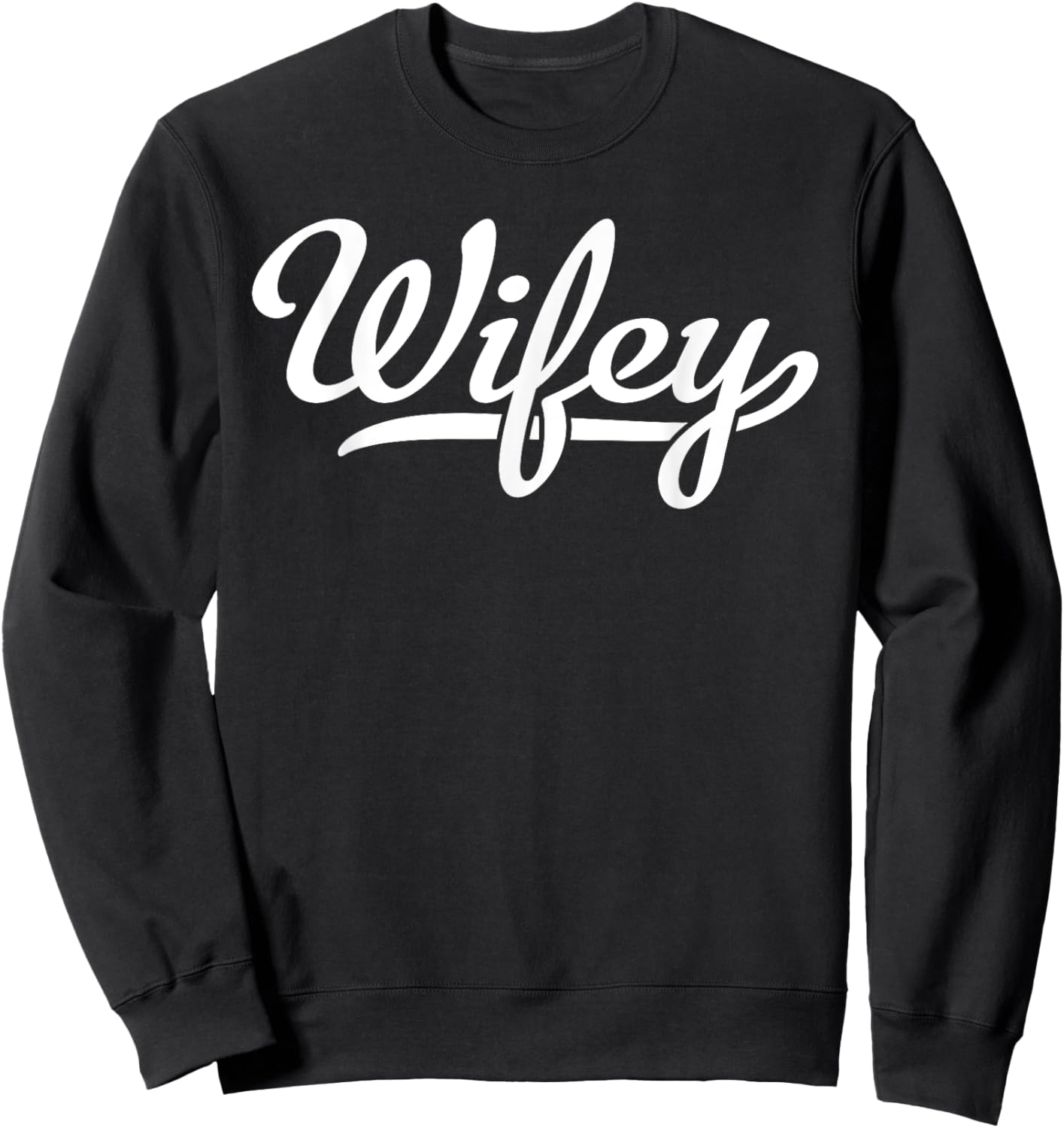 Wifey Sweatshirt - Sweatshirt | Black