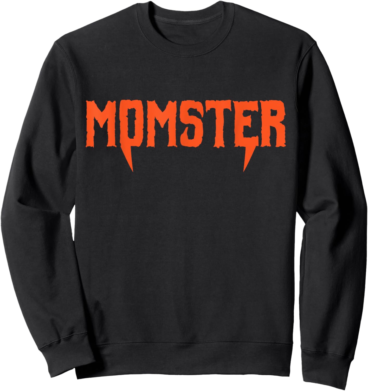 Funny Momster Halloween Mom Dadcula Costume Vampire Fangs Sweatshirt - Sweatshirt | Black