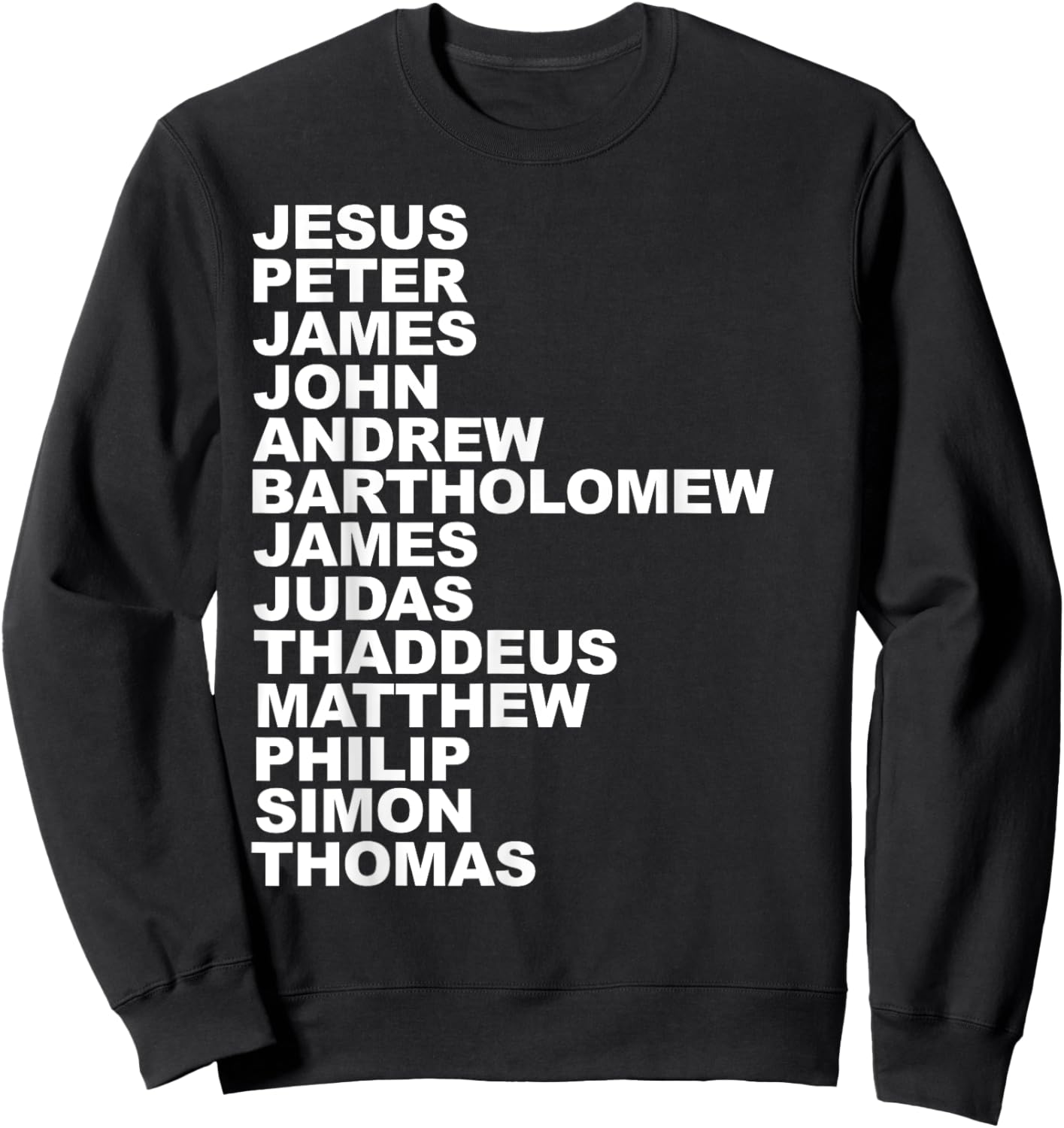 Jesus Apostles Sweatshirt - Sweatshirt | Black