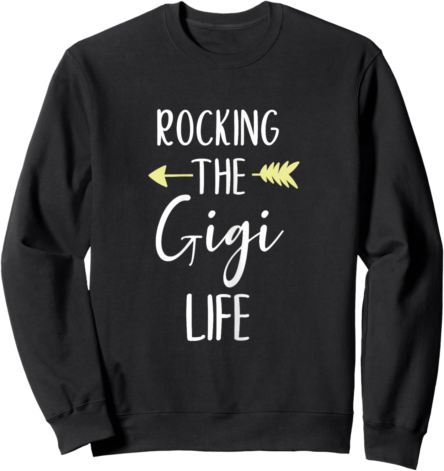 Rocking The Gigi Life Cute Rockin' Cool Sweatshirt - Sweatshirt | Black