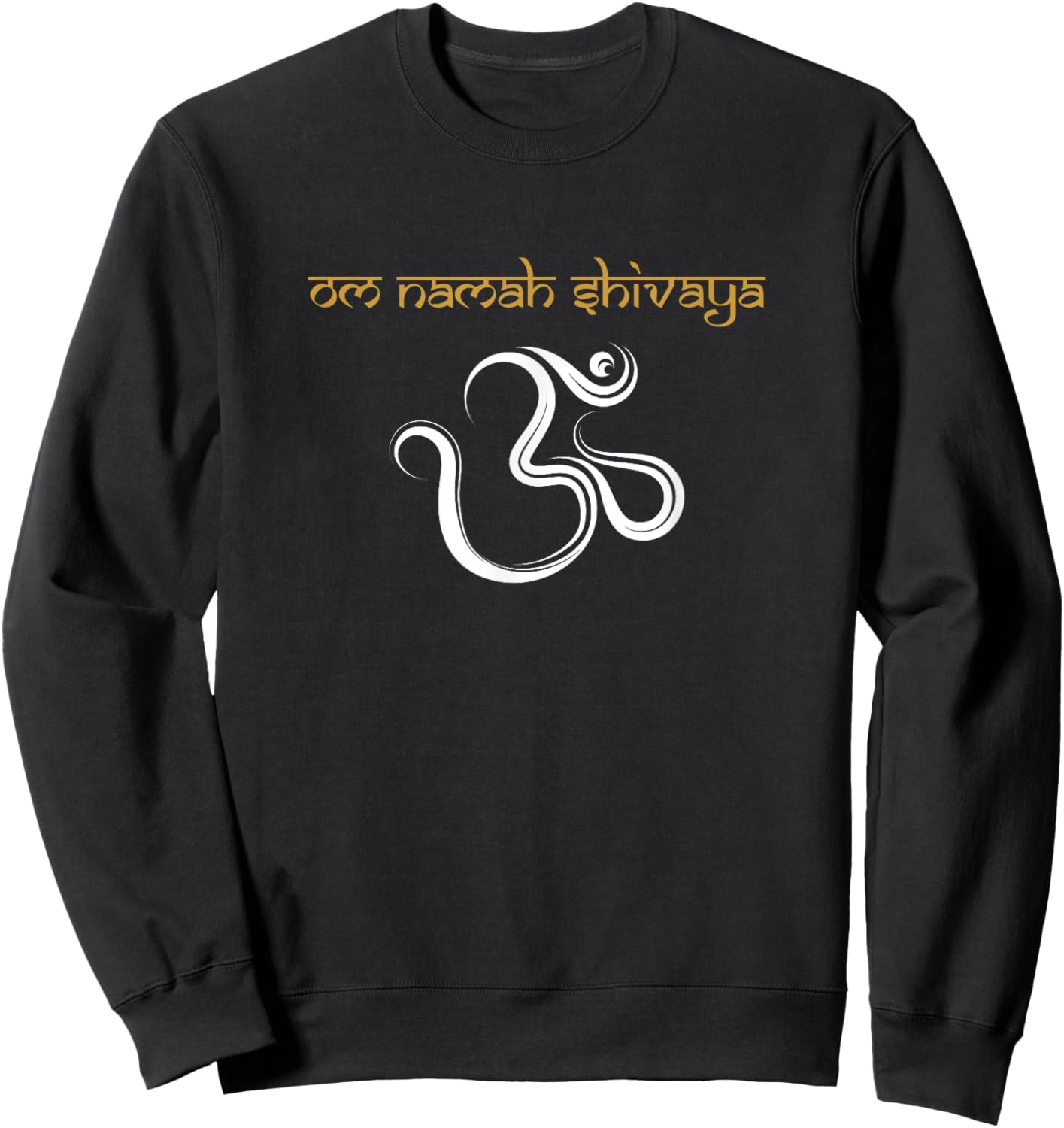 Om Sanskrit Om Namah Shivaya Sweatshirt - Sweatshirt | Black