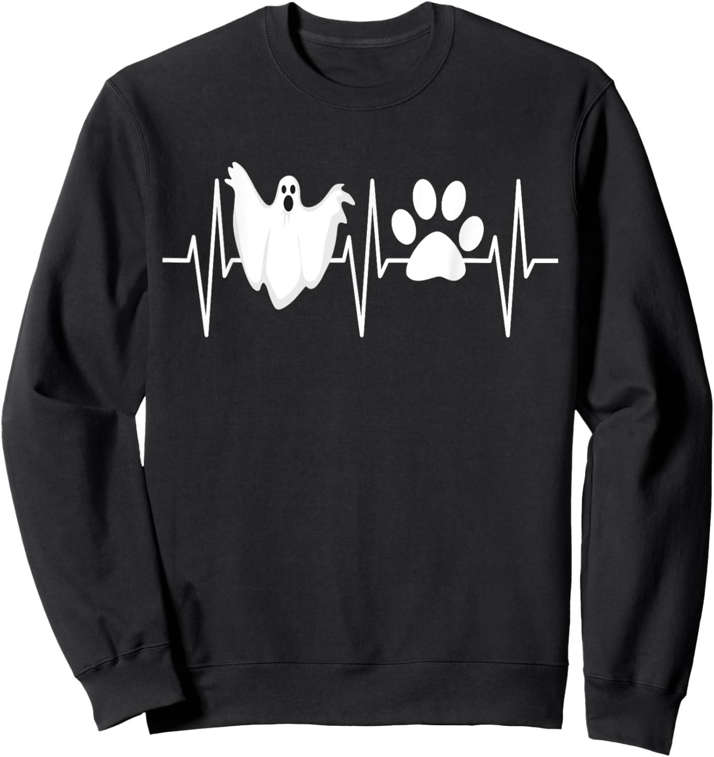 Ghost Hunting Shirt Dog Lover Paranormal Ghost Hunter Women Kids Sweatshirt - Sweatshirt | Black