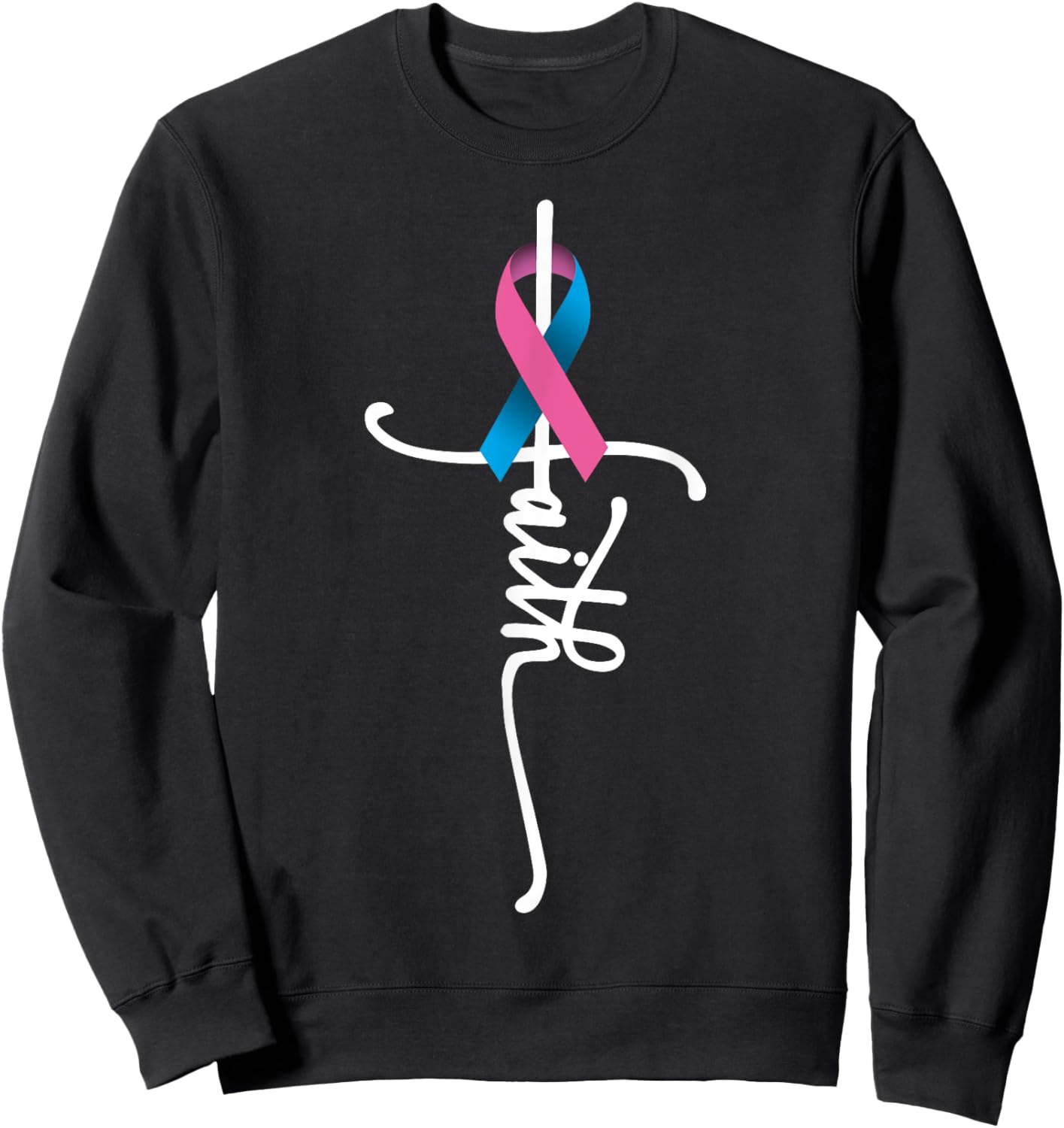 Pregnancy Infant Loss Awareness Baby Loss Memorial Mom Dad Sweatshirt - Sweatshirt | Black