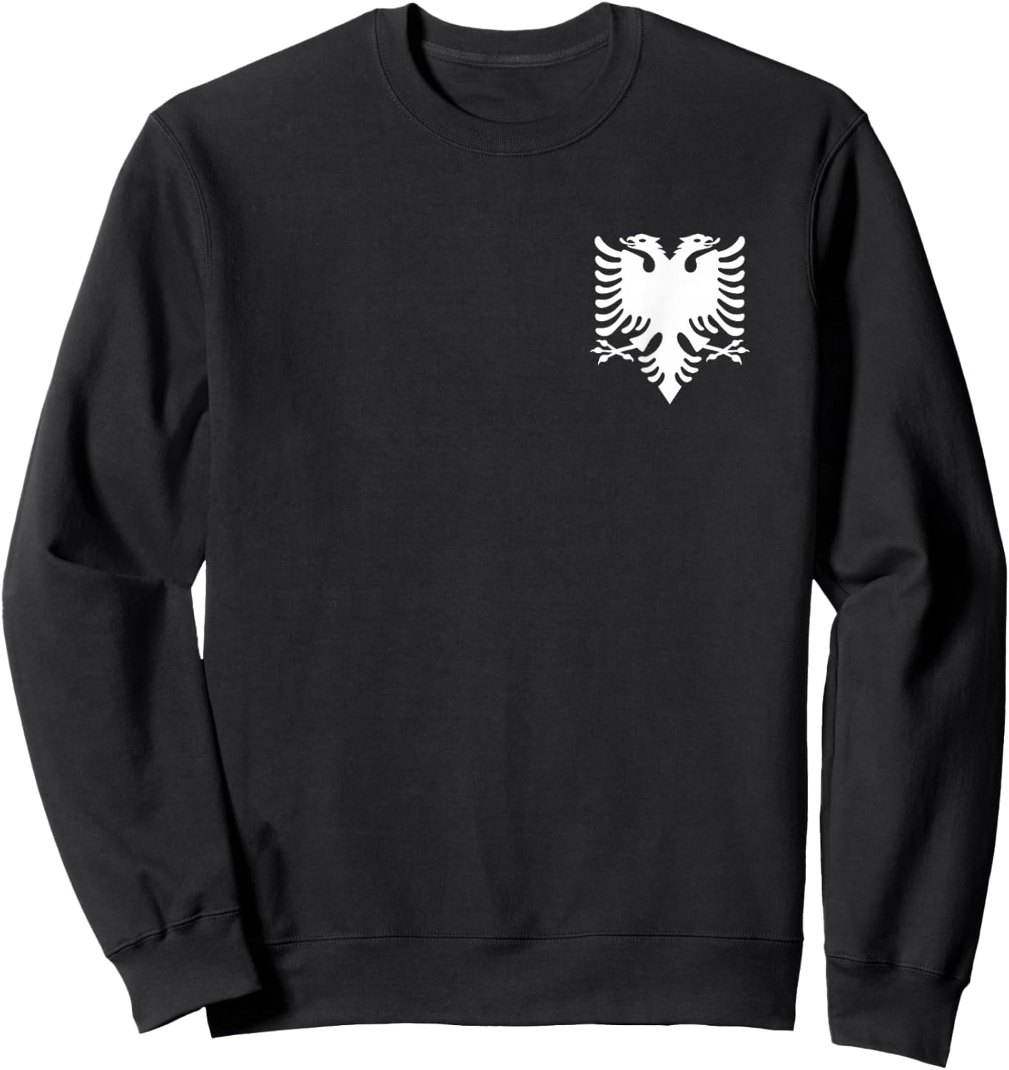 Albanian Flag Shqip Shqiponja Albanian Eagle Albania Sweatshirt - Sweatshirt | Black