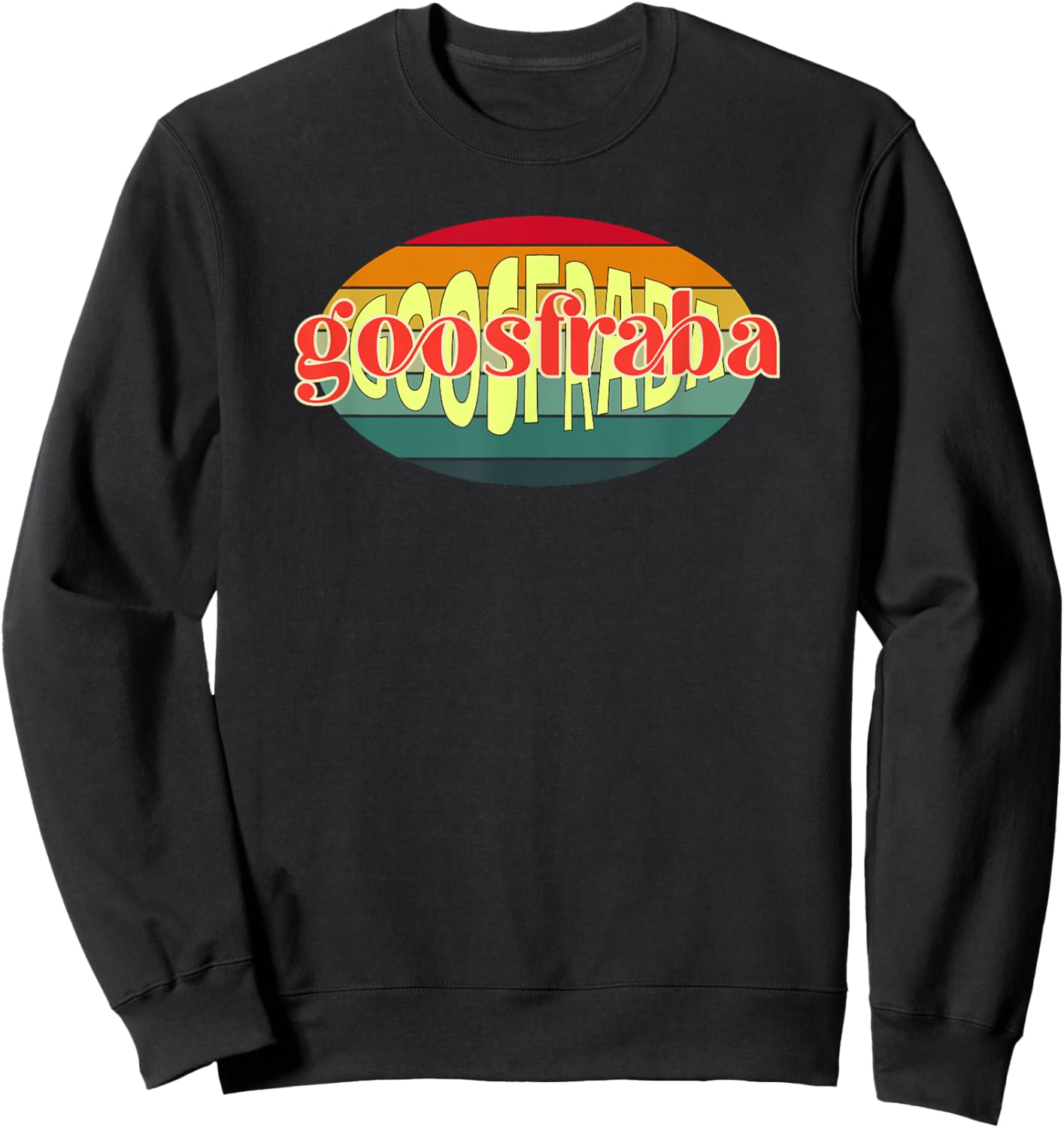 Goosfraba Meditating and Yoga Sweatshirt - Sweatshirt | Black