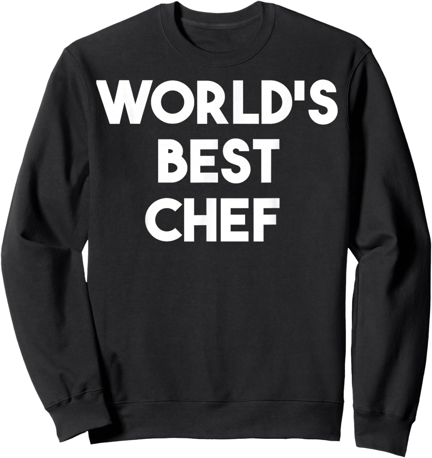 World's Best Chef Sweatshirt - Sweatshirt | Black
