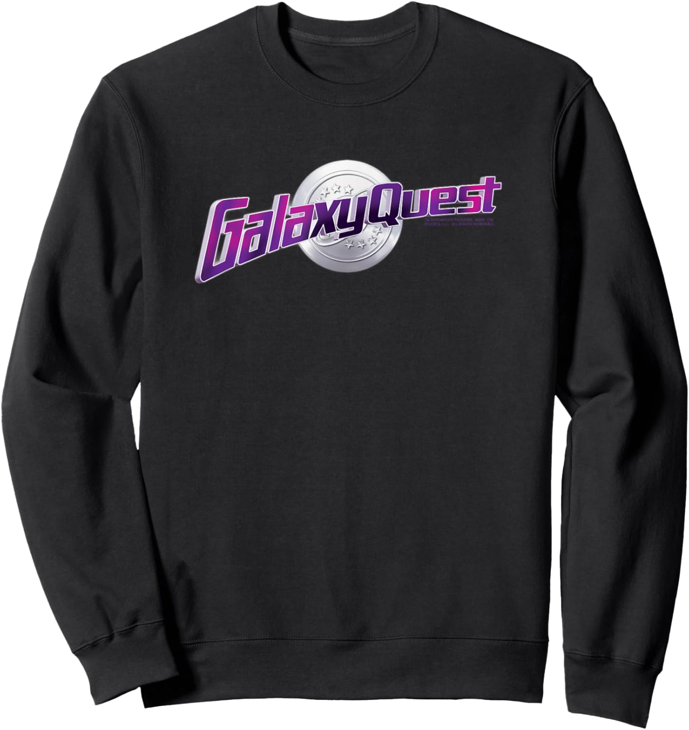 Galaxy Quest Chrome Logo Sweatshirt - Sweatshirt | Black