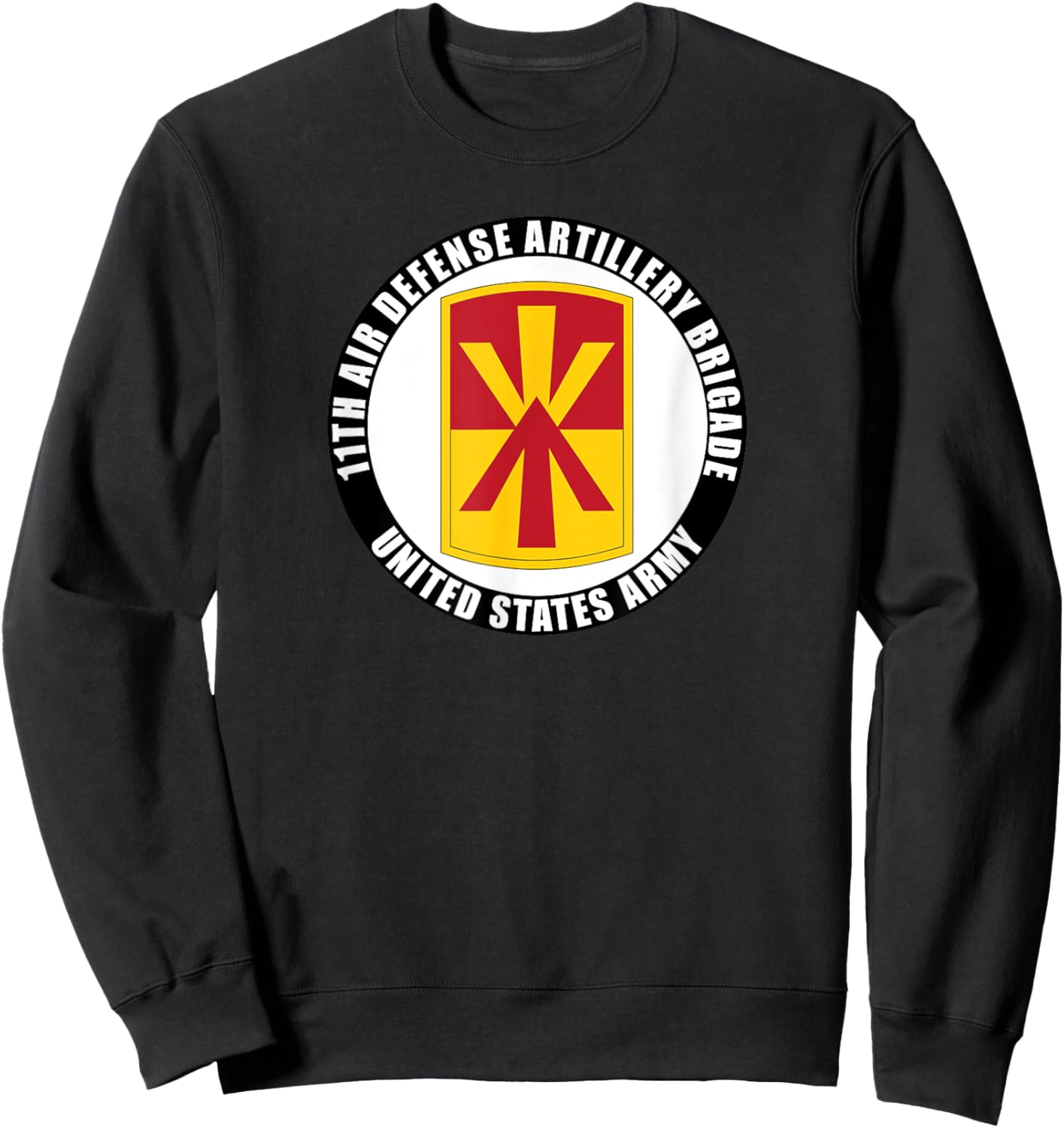 11th Air Defense Artillery Brigade United States Veteran Sweatshirt - Sweatshirt | Black
