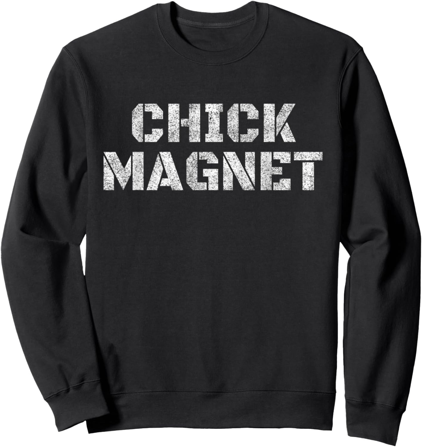 Chick Magnet Funny Vintage Easter Sweatshirt - Sweatshirt | Black