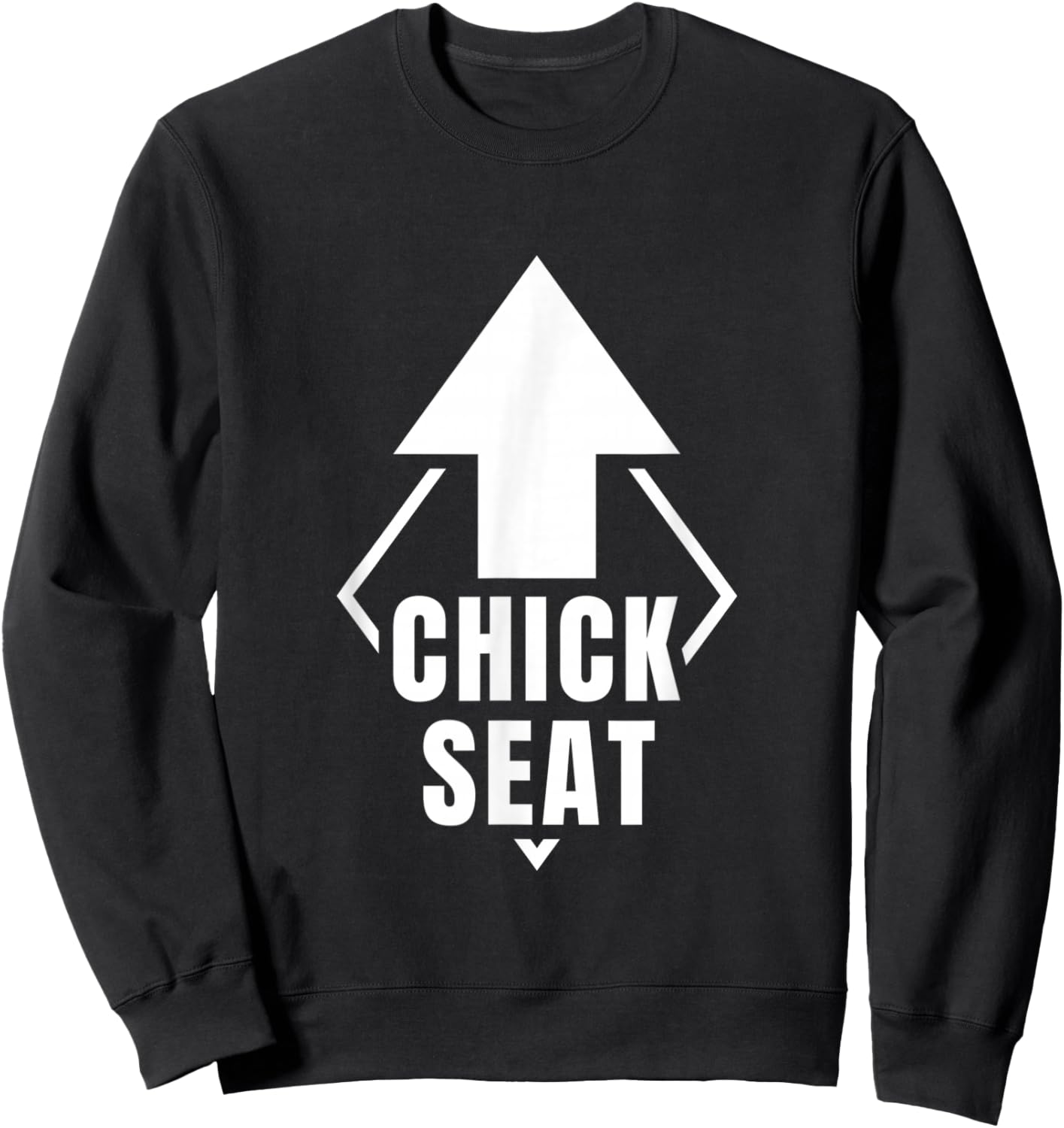 Chick Seat any girlyoung woman Sweatshirt - Sweatshirt | Black