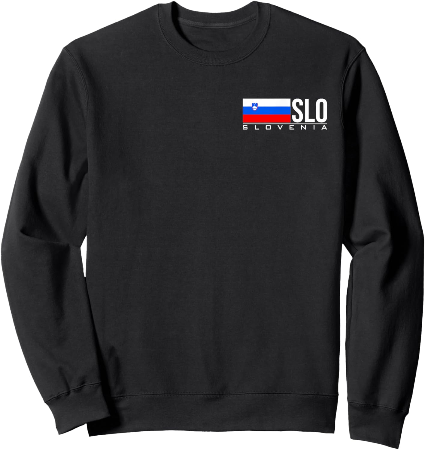 Slovenia Flag Slovenian Slo Sports Games Athlete Jersey Sweatshirt - Sweatshirt | Black