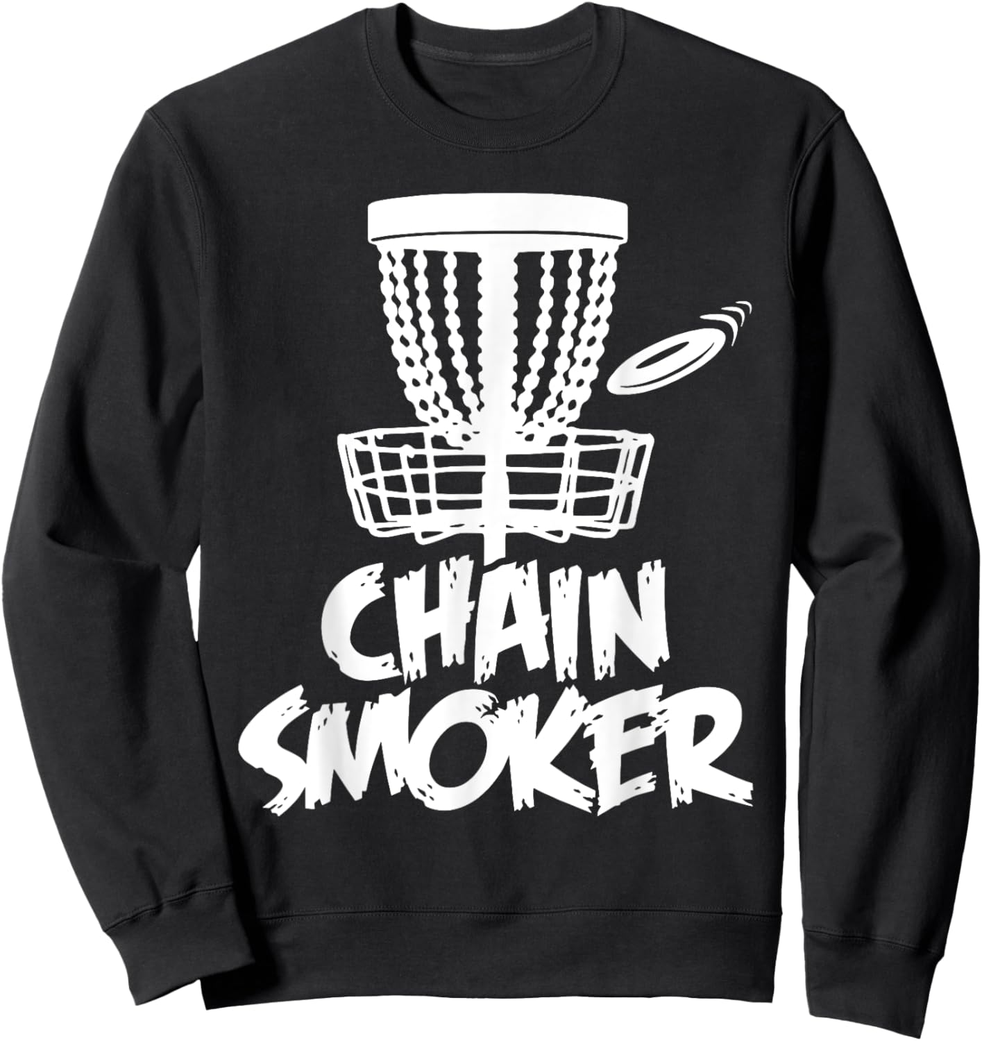 Chain Smoker Disc Golf Sweatshirt - Sweatshirt | Black
