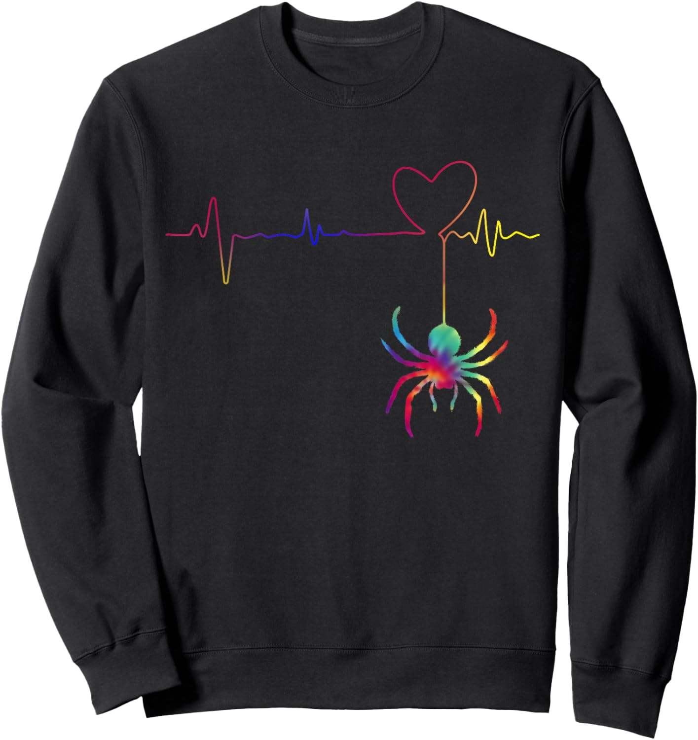 Colorful Tarantula - Arthropod Arachnid Spider Lover Sweatshirt - Sweatshirt | Black