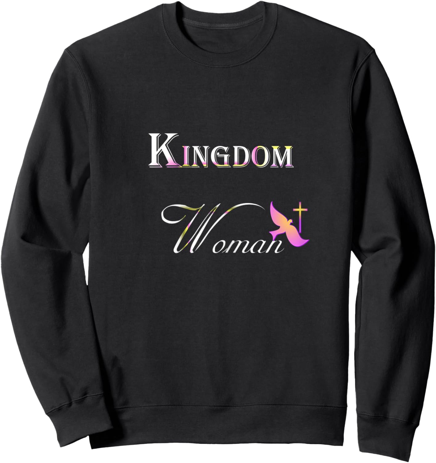 King Woman-Woman In The Kingdom Of God Sweatshirt - Sweatshirt | Black