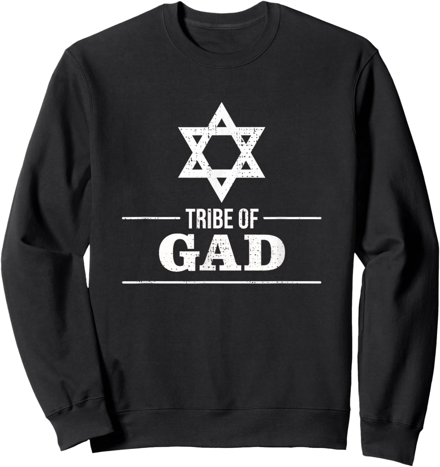 Tribe of Gad / Twelve Tribes Bible History of Israel Sweatshirt - Sweatshirt | Black