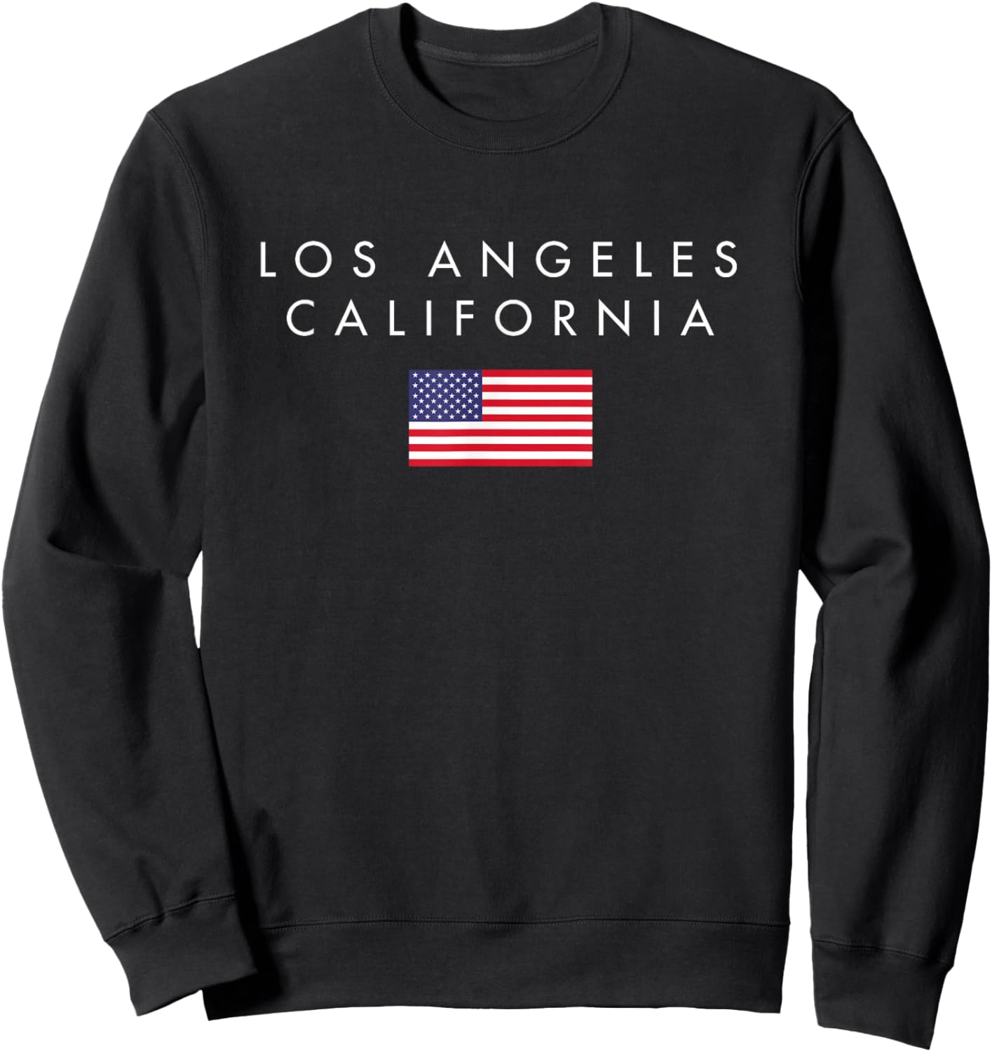 Los Angeles California Cool L.A. City CA Souvenir Women Men Sweatshirt - Sweatshirt | Black
