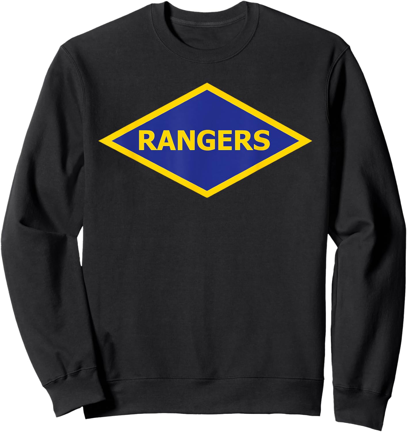 Army Ranger WW2 Diamond Sweatshirt - Sweatshirt | Black