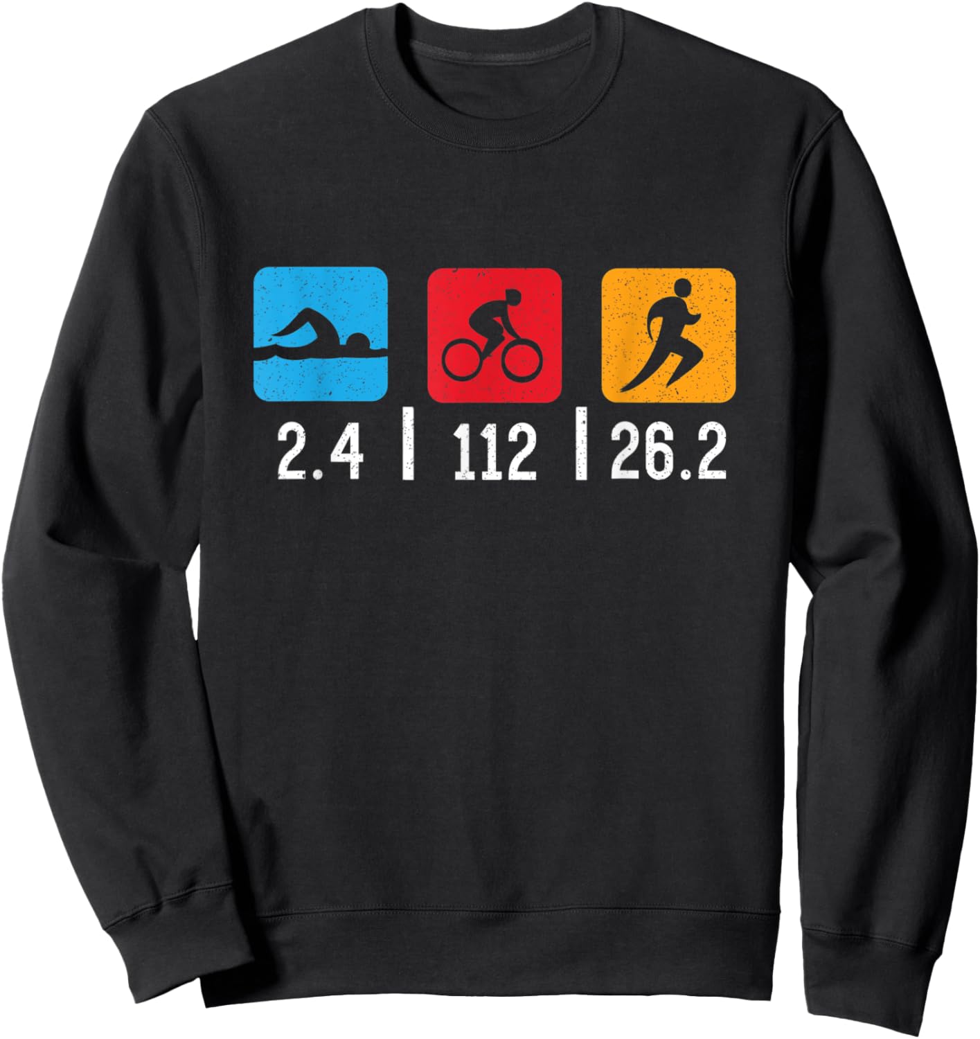 Triathlon Outfit For Triathlete 140.6 Sweatshirt - Sweatshirt | Black