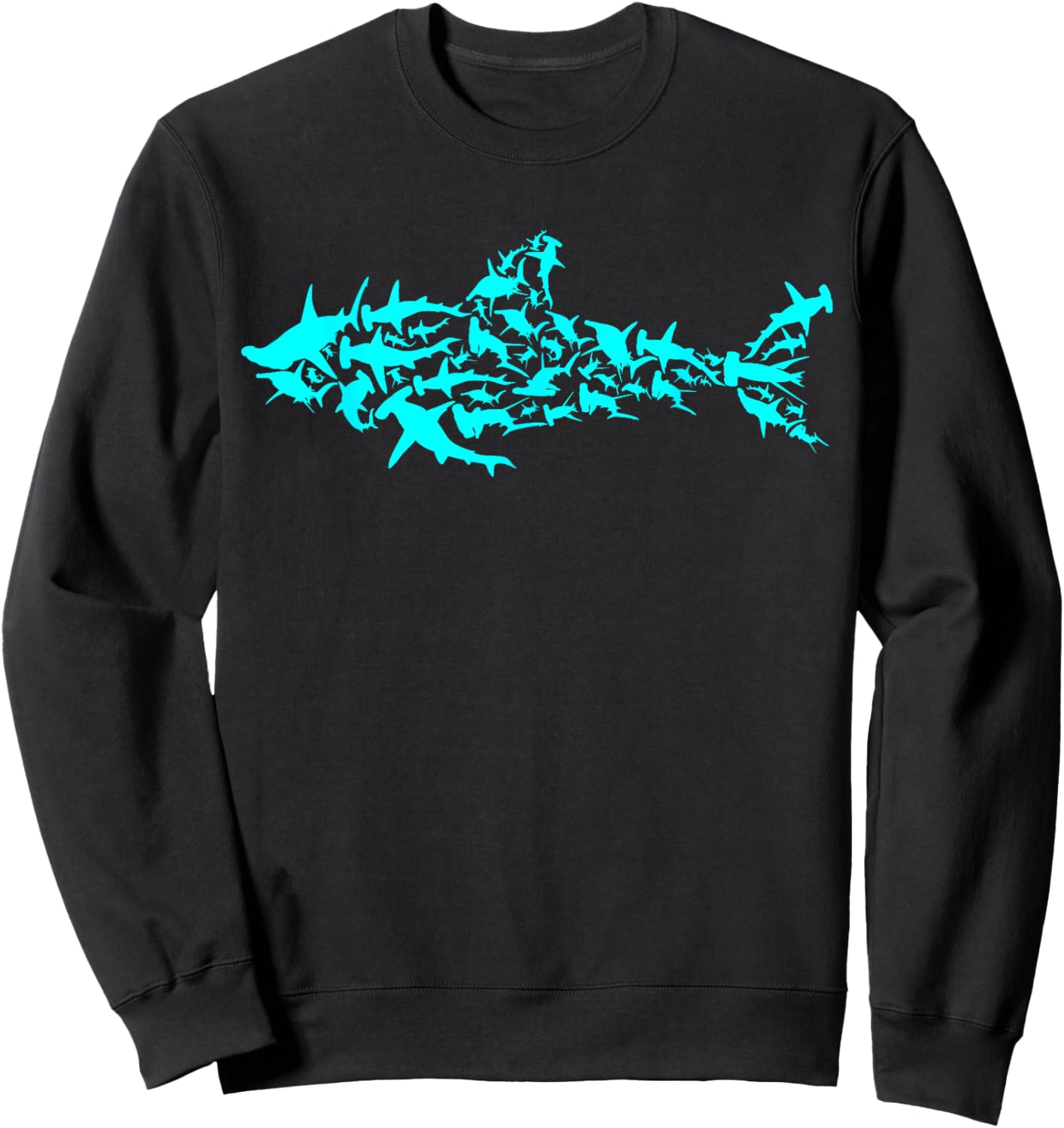 Shark Fish - Hammerhead Shark Lover Sharks - Shark Sweatshirt - Sweatshirt | Black