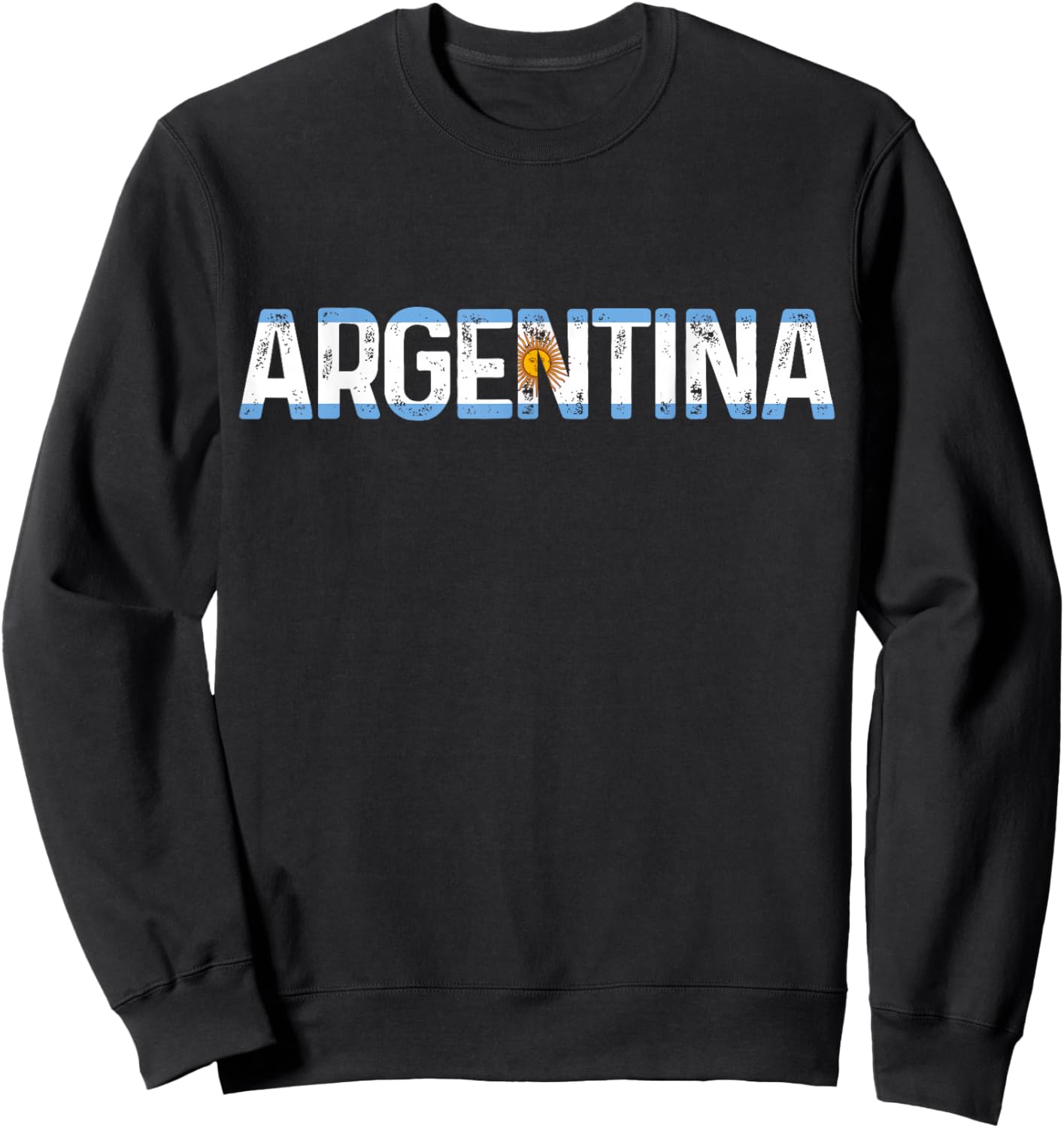 Argentina Argentina Flag Sweatshirt - Sweatshirt | Black