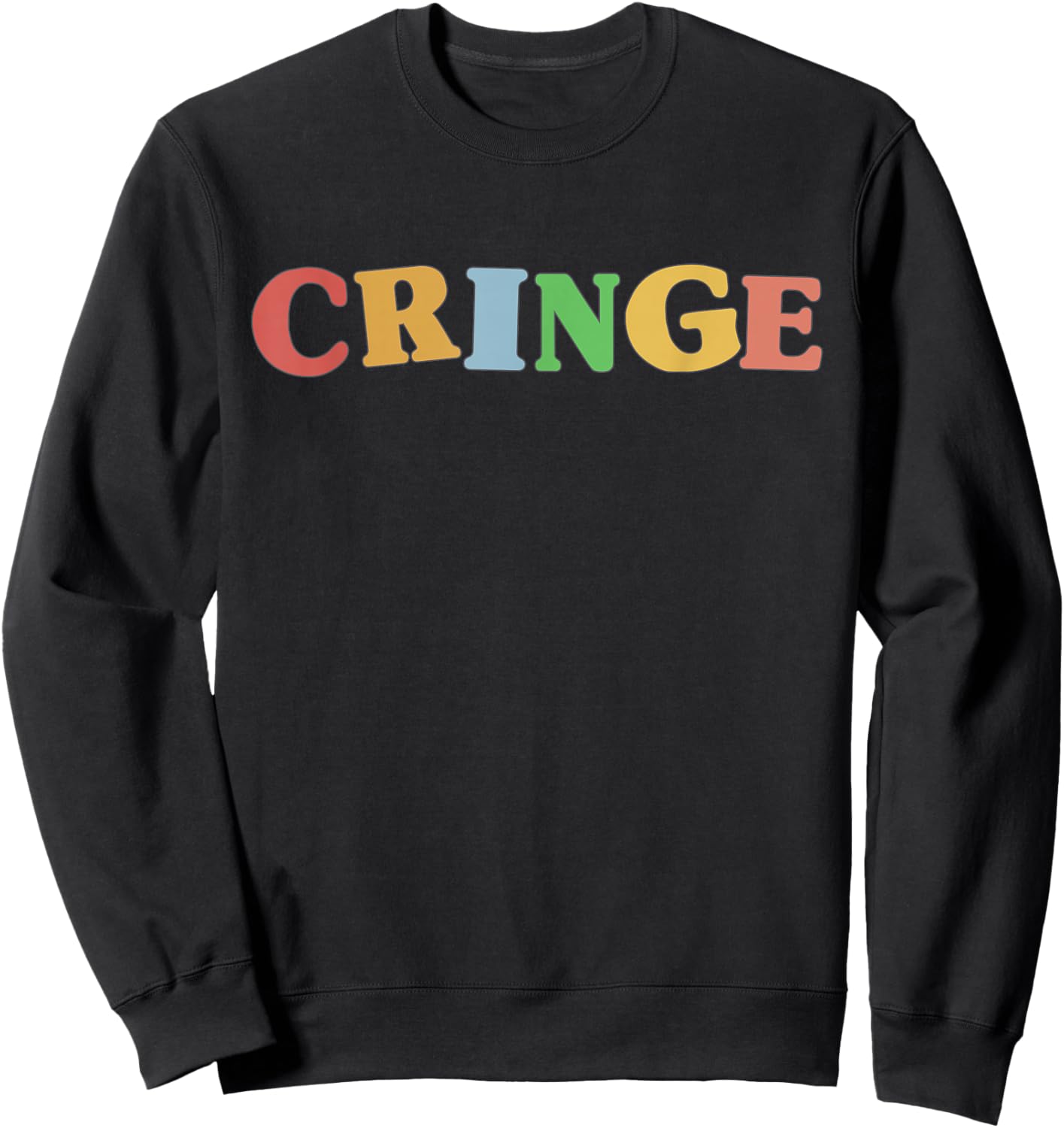 Kidcore Aesthetic Cringe Old Indie 80s 90s Retro Sweatshirt - Sweatshirt | Black