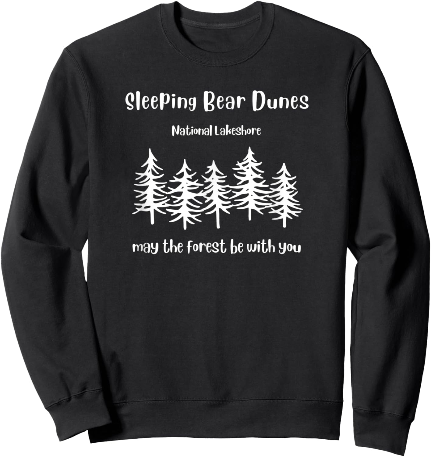 Sleeping Bear Dunes National Lakeshore Michigan Sweatshirt - Sweatshirt | Black