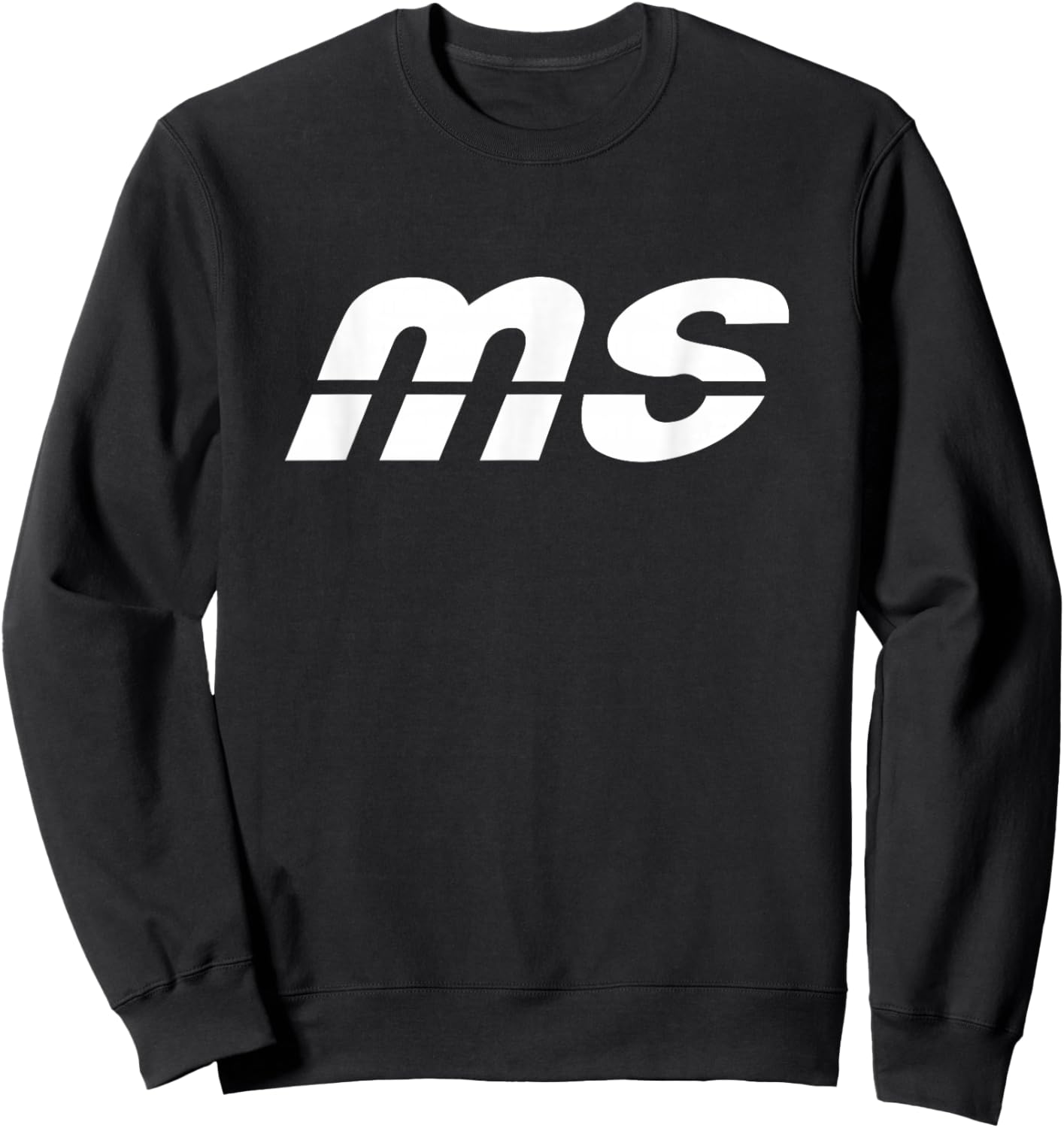Letras MS Sweatshirt - Sweatshirt | Black