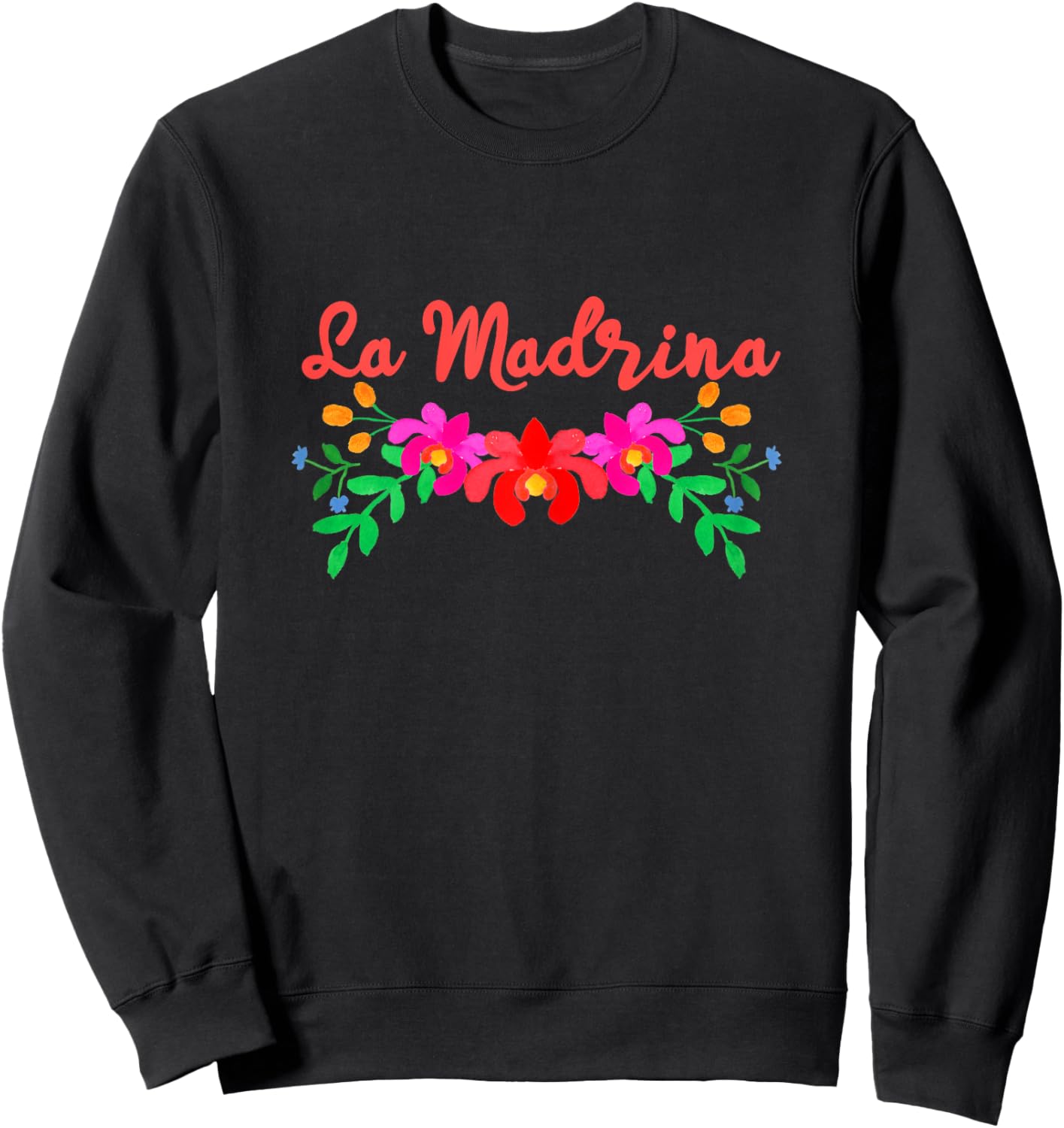 Madrina Gift Godmother - Worlds Best La Madrina Sweatshirt - Sweatshirt | Black