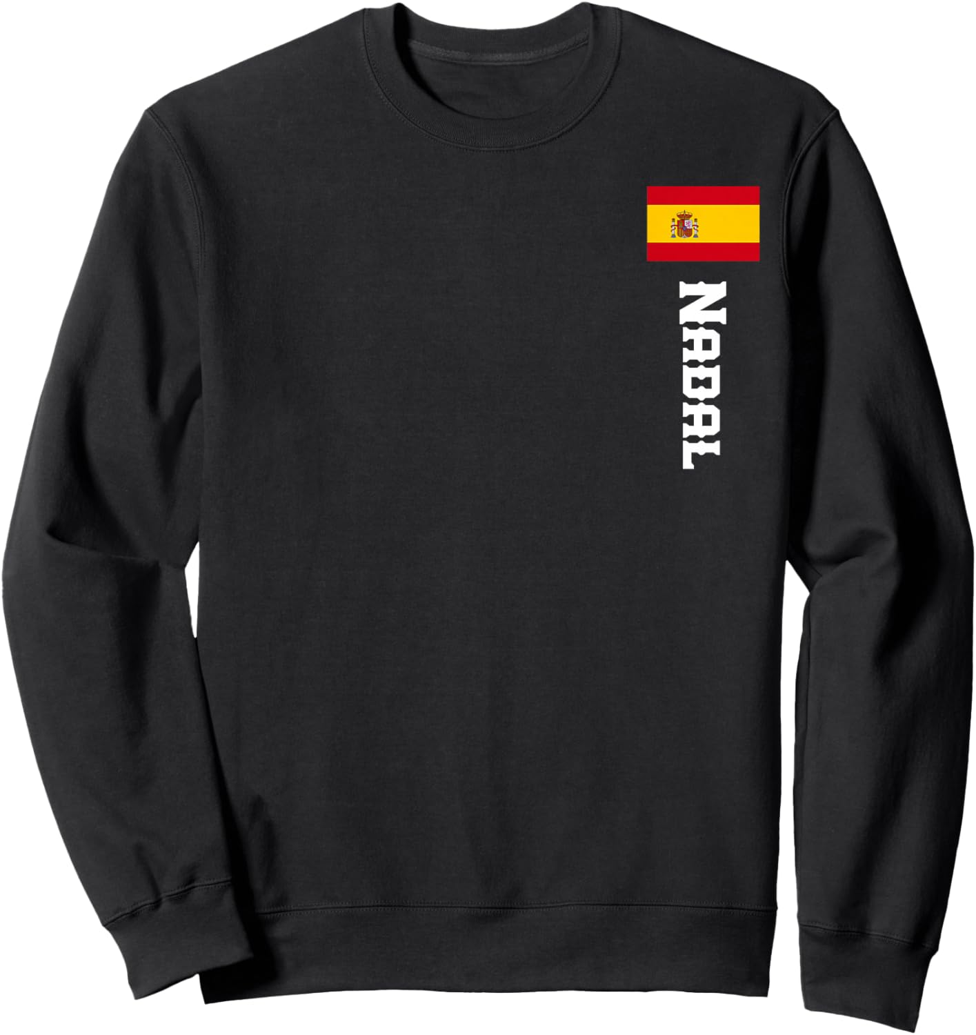 Nadal Last Name Spain Shirt , Women, Kids Sweatshirt - Sweatshirt | Black