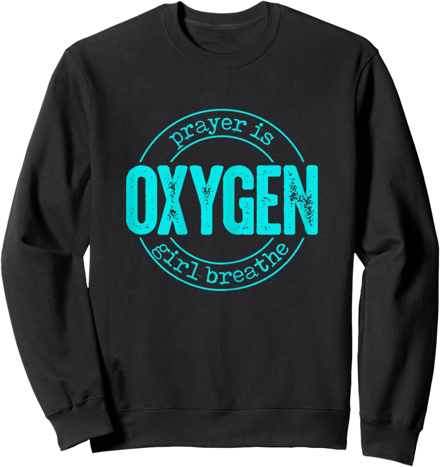 Faith Based 2x Plus Size Christian Believer top Sweatshirt - Sweatshirt | Black