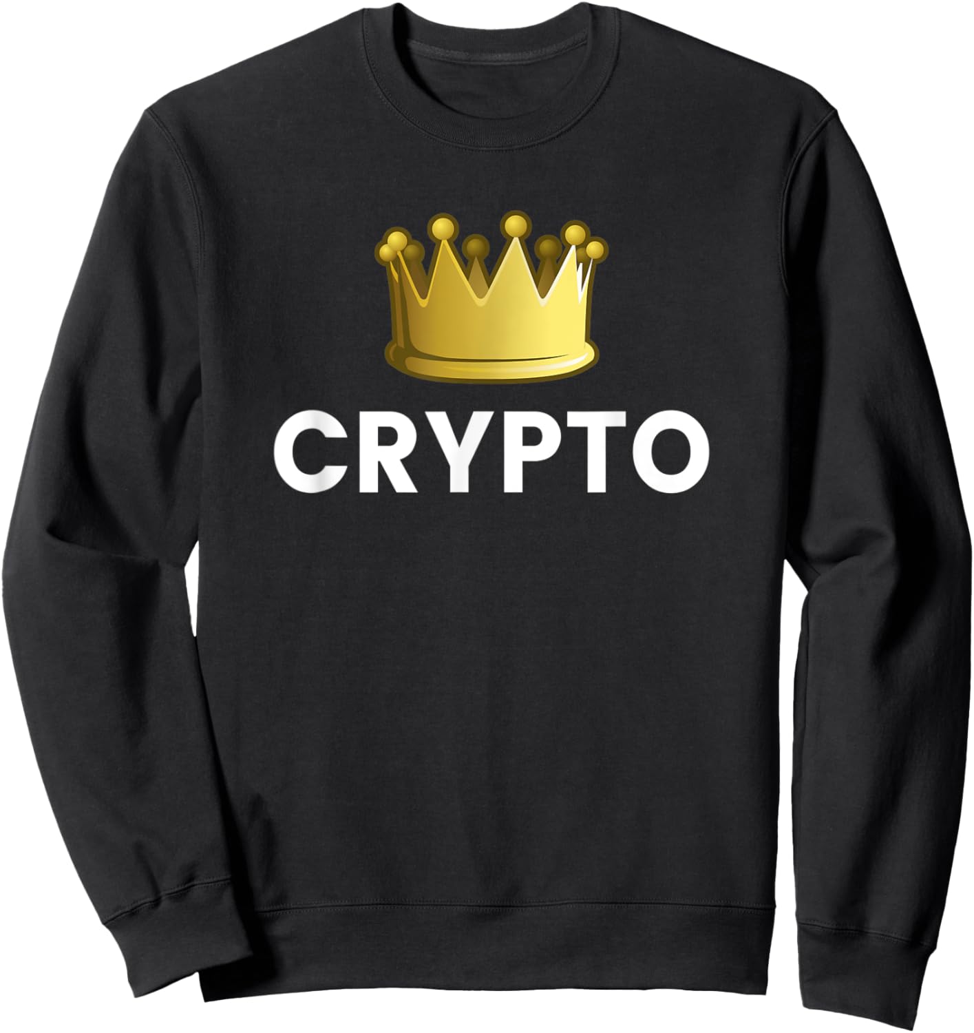 Crypto King Sweatshirt - Sweatshirt | Black