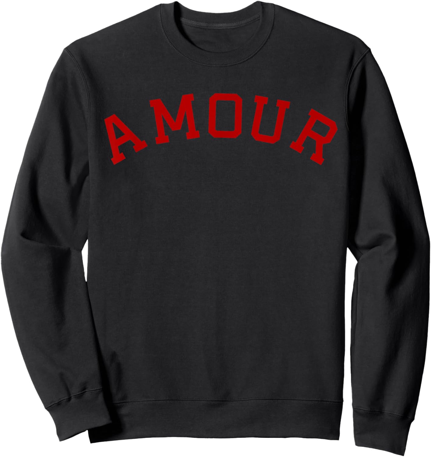 Amour French Love - Paris France Travel Sweatshirt - Sweatshirt | Black